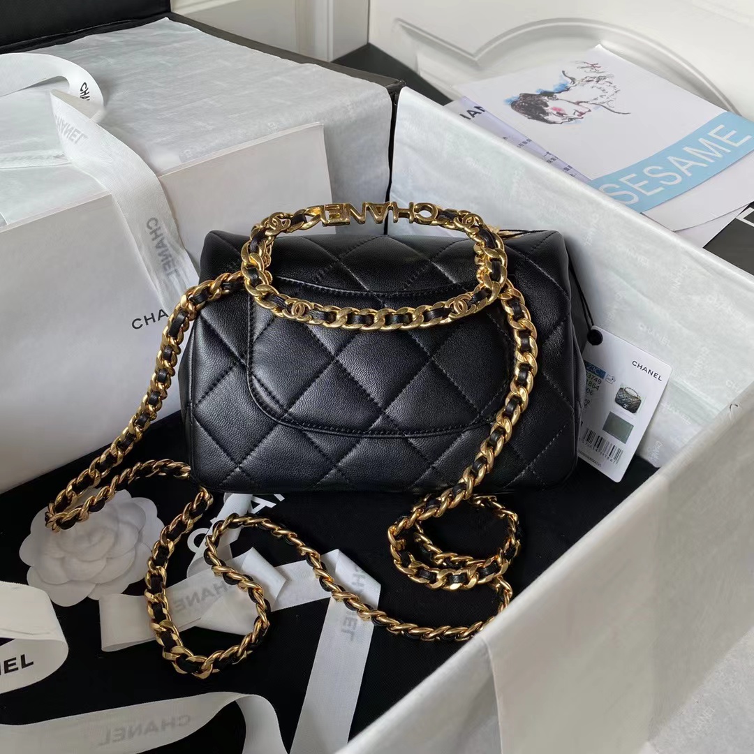 [TOP] CHANEL Classic CF Lambskin - Medium 20cm - GHW - 4 colours