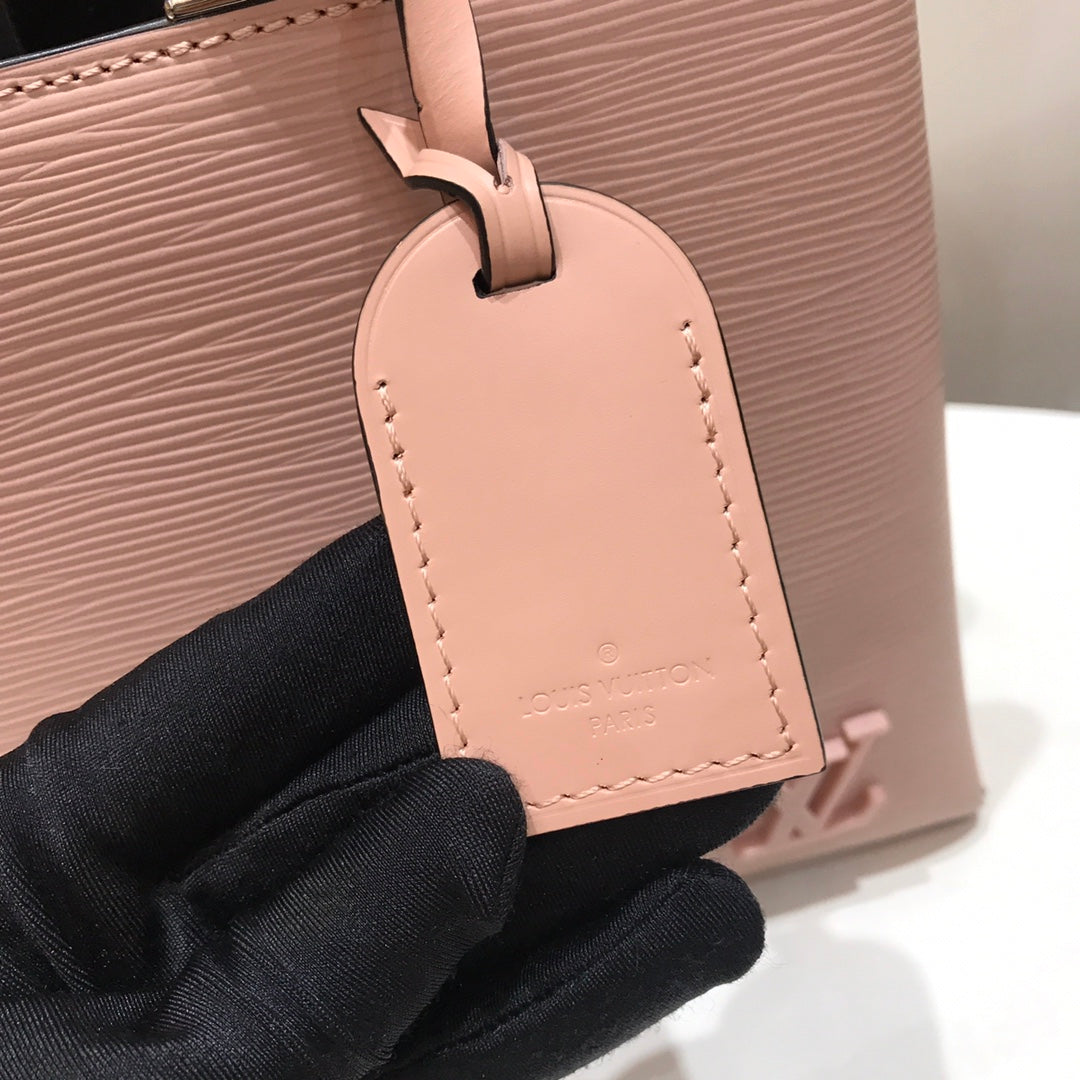 [TOP] Louis Vuitton LV L*V Epi Kleber PM Bag 31×20×11CM- Pink