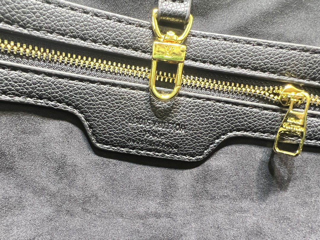 [TOP] Louis Vuitton LV Neverfull Full leather Bag 32x29x17cm -2 colors