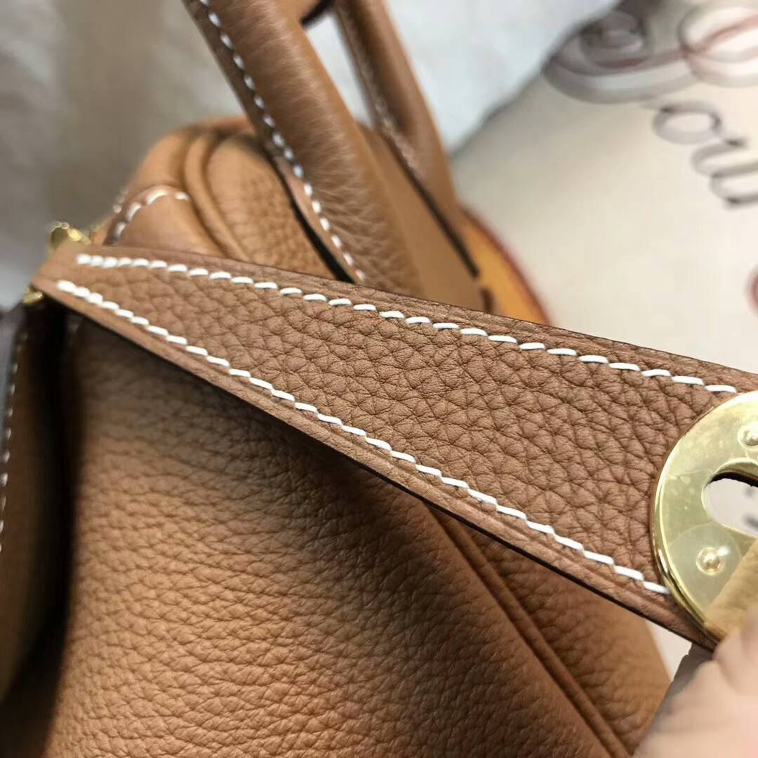 [TOP] HERMES Lindy 26cm - Gold & GHW