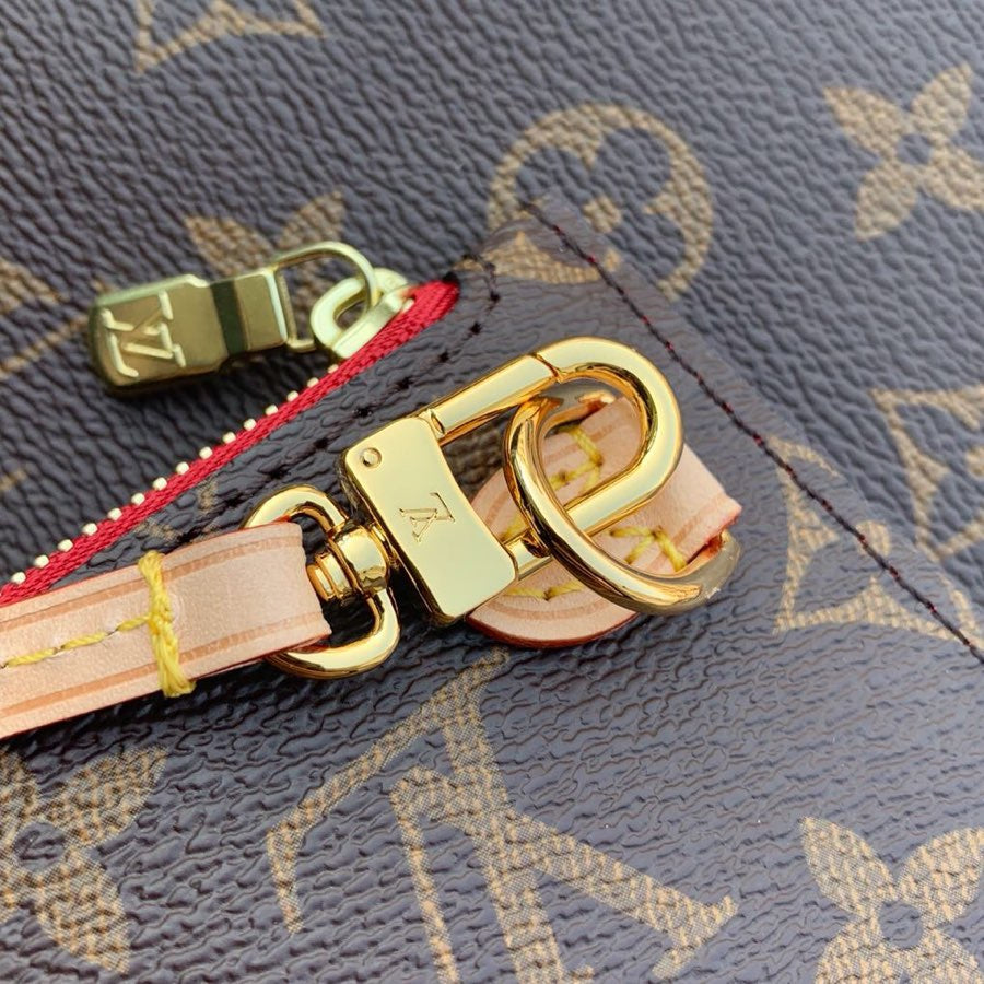 [TOP] Louis Vuitton LV  Neverfull GM Monogram Bag 39x33x20cm - Red