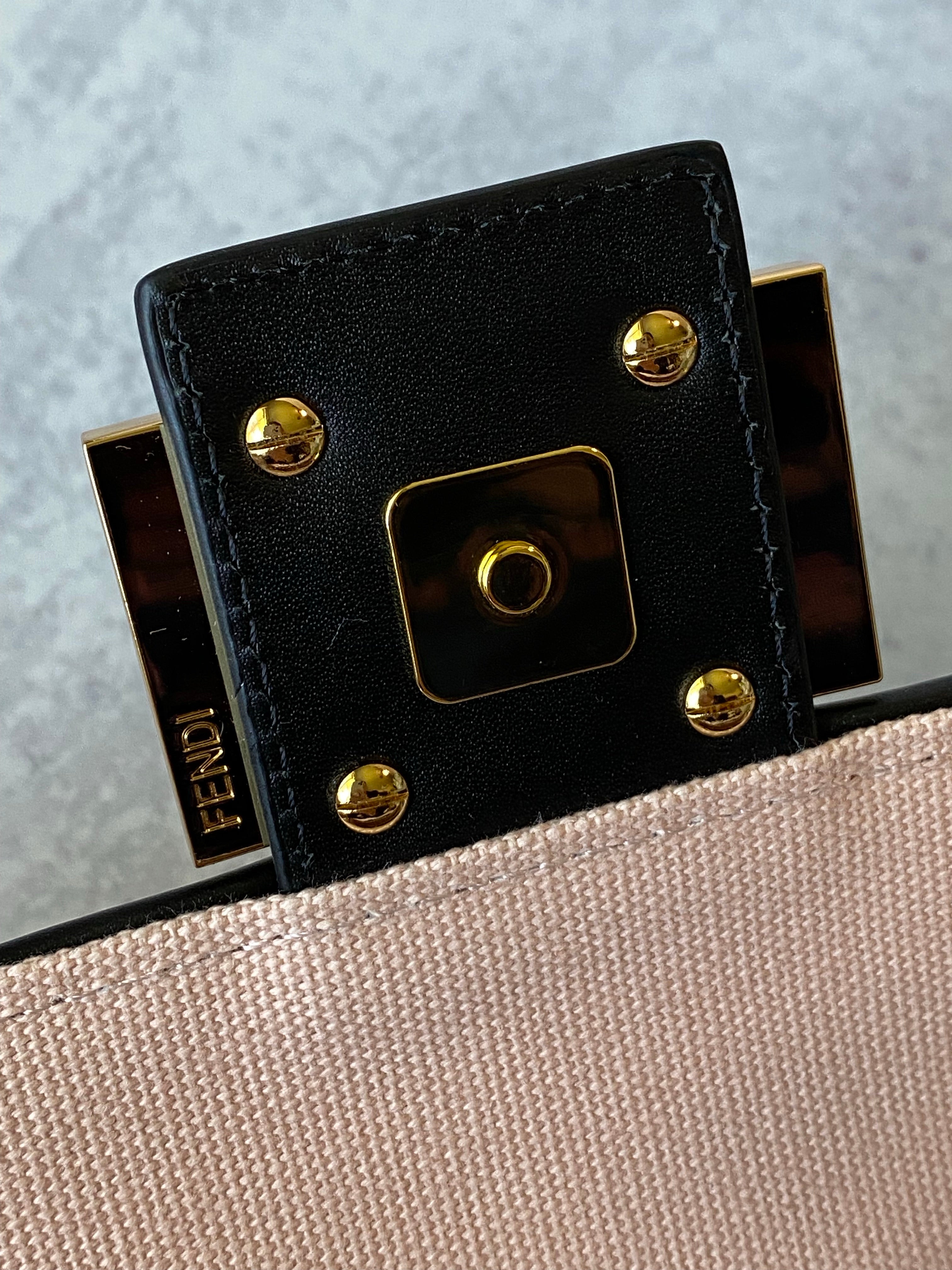 [TOP] FENDI FENDI Baguette Canvas Bag - Pink