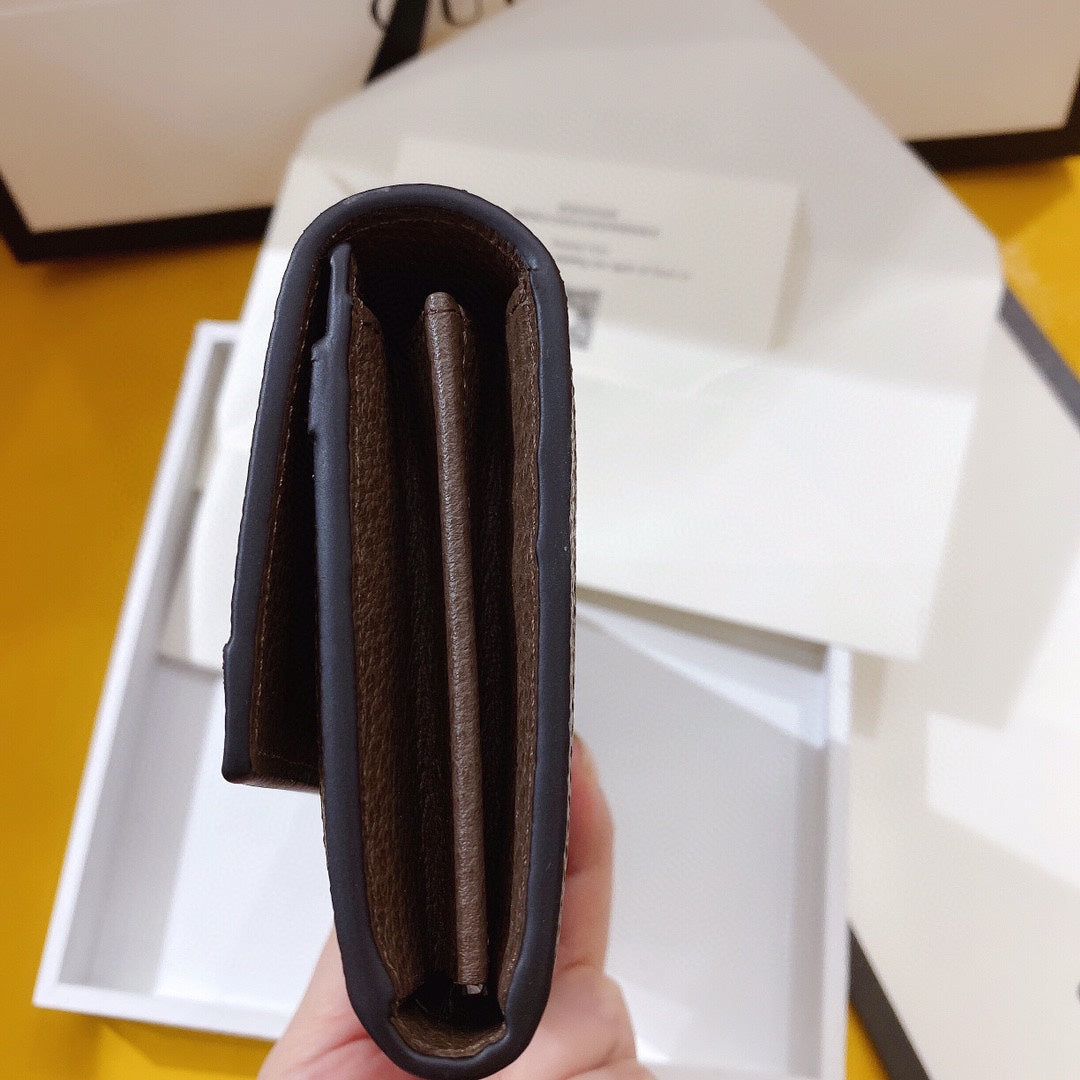 [TOP] GUCCI Supreme Long Folding Wallet