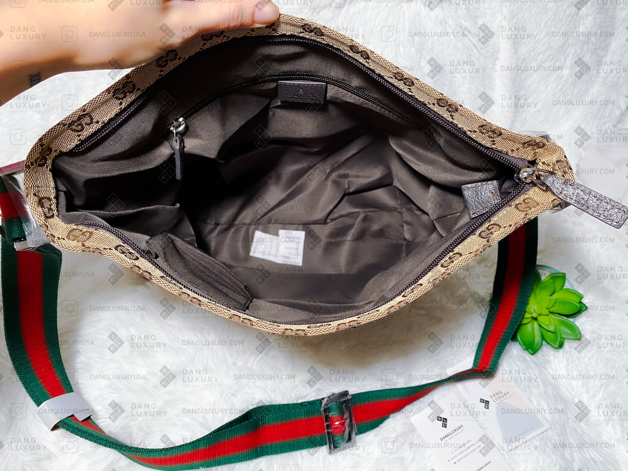 [TOP] GUCCI Supreme Messenger Shoulder Bag
