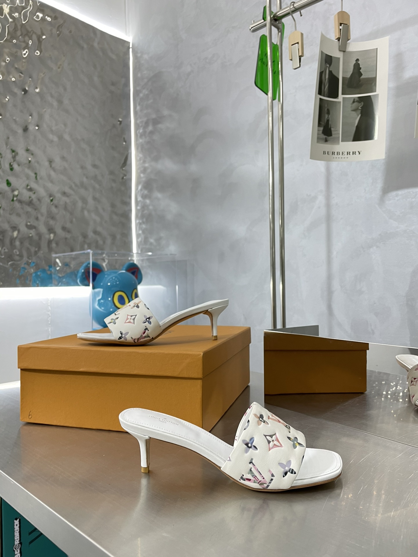 [TOP] Louis Vuitton LV Monogram High Heels - 4 Color