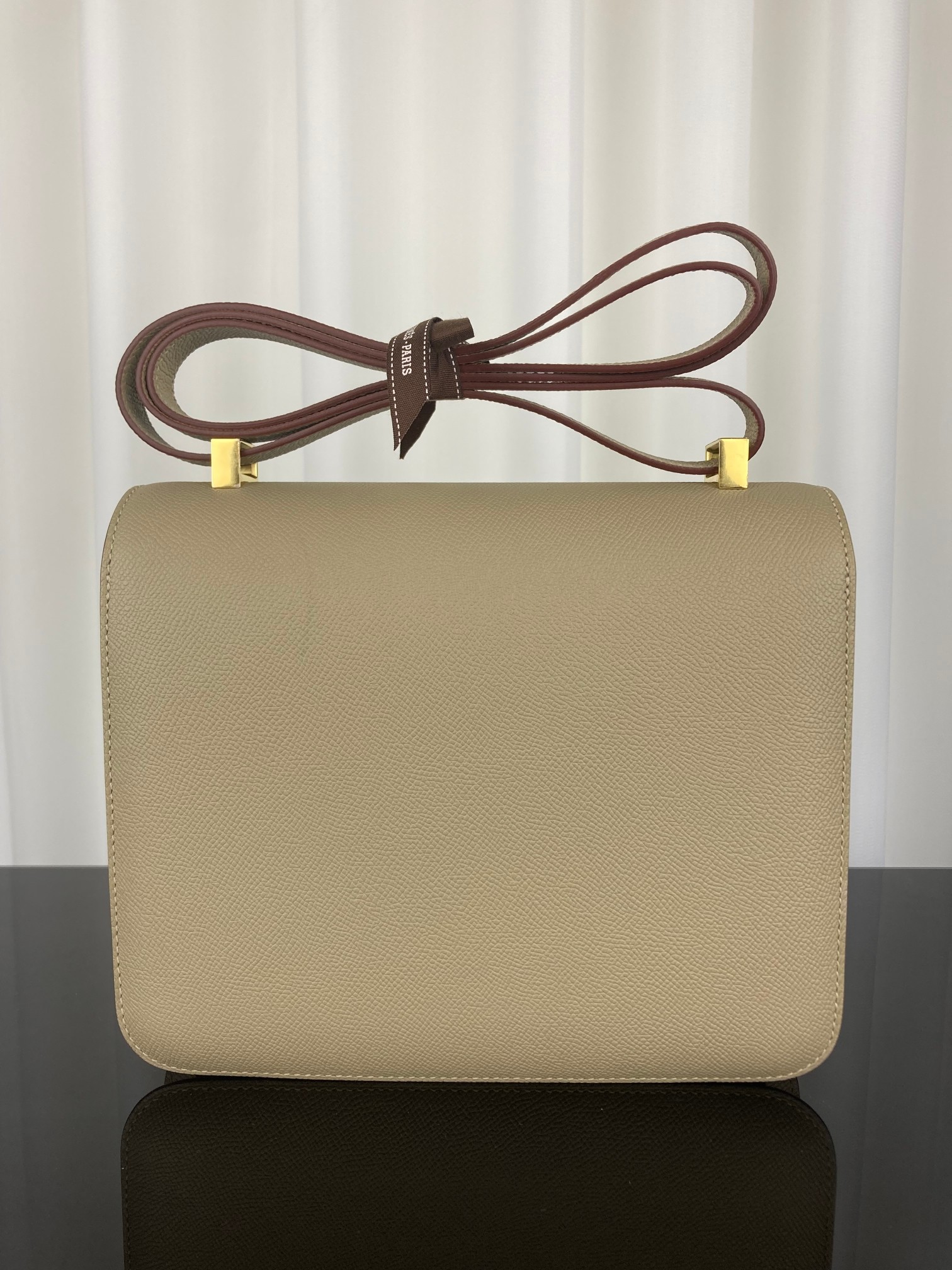 [TOP] HERMES Constance Epsom Leather 18cm - Trench & GHW