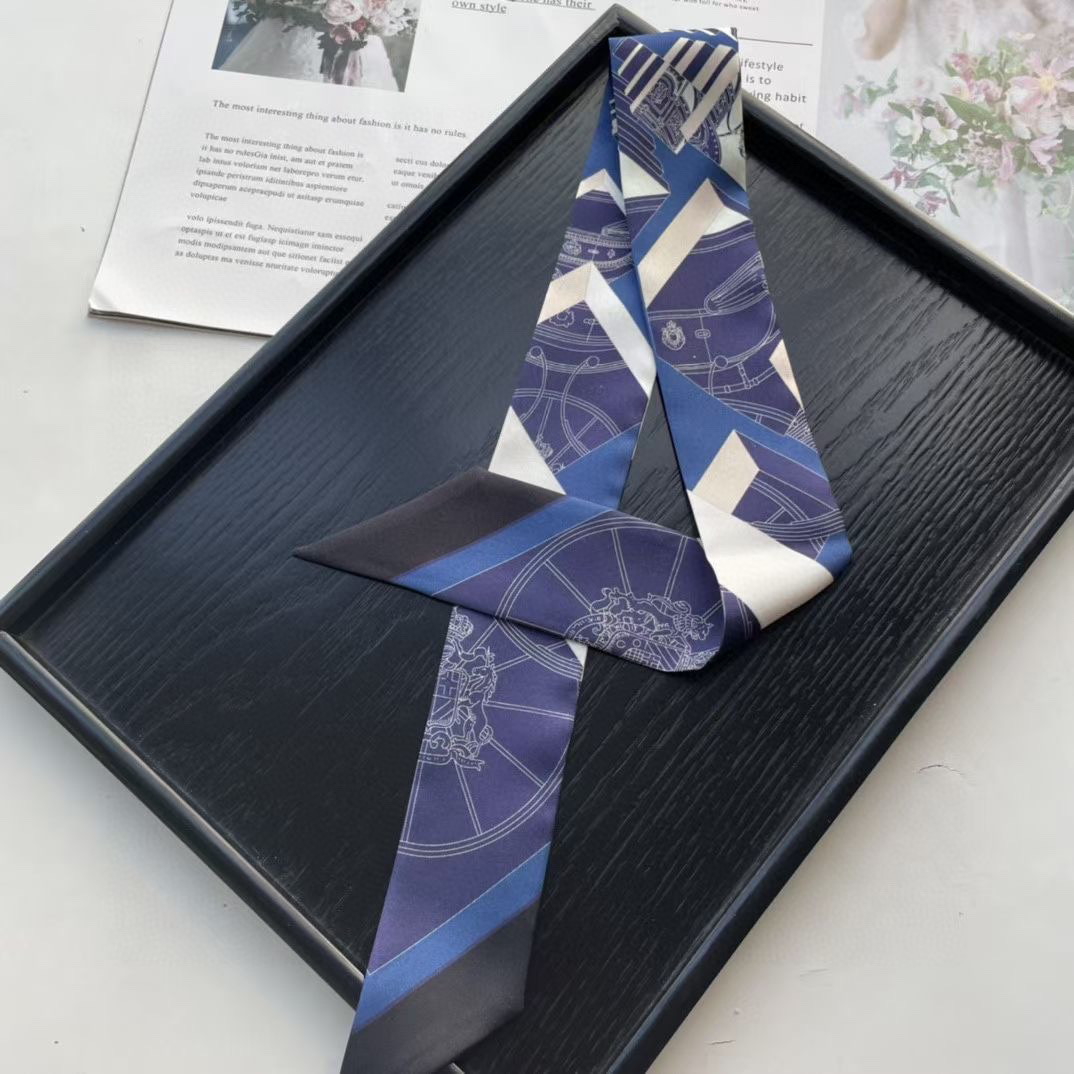 [TOP] HERMES Twilly Springs Springs Twilly 86 x 5 cm - Four Colours