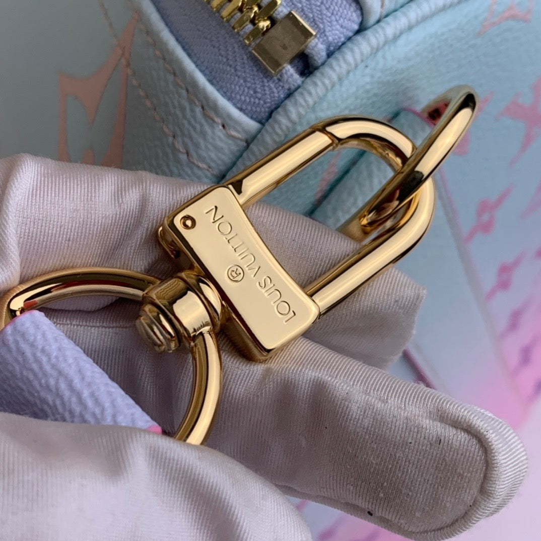 [TOP] Louis Vuitton LV Keepall 45 Sunrise Pastel-Pink