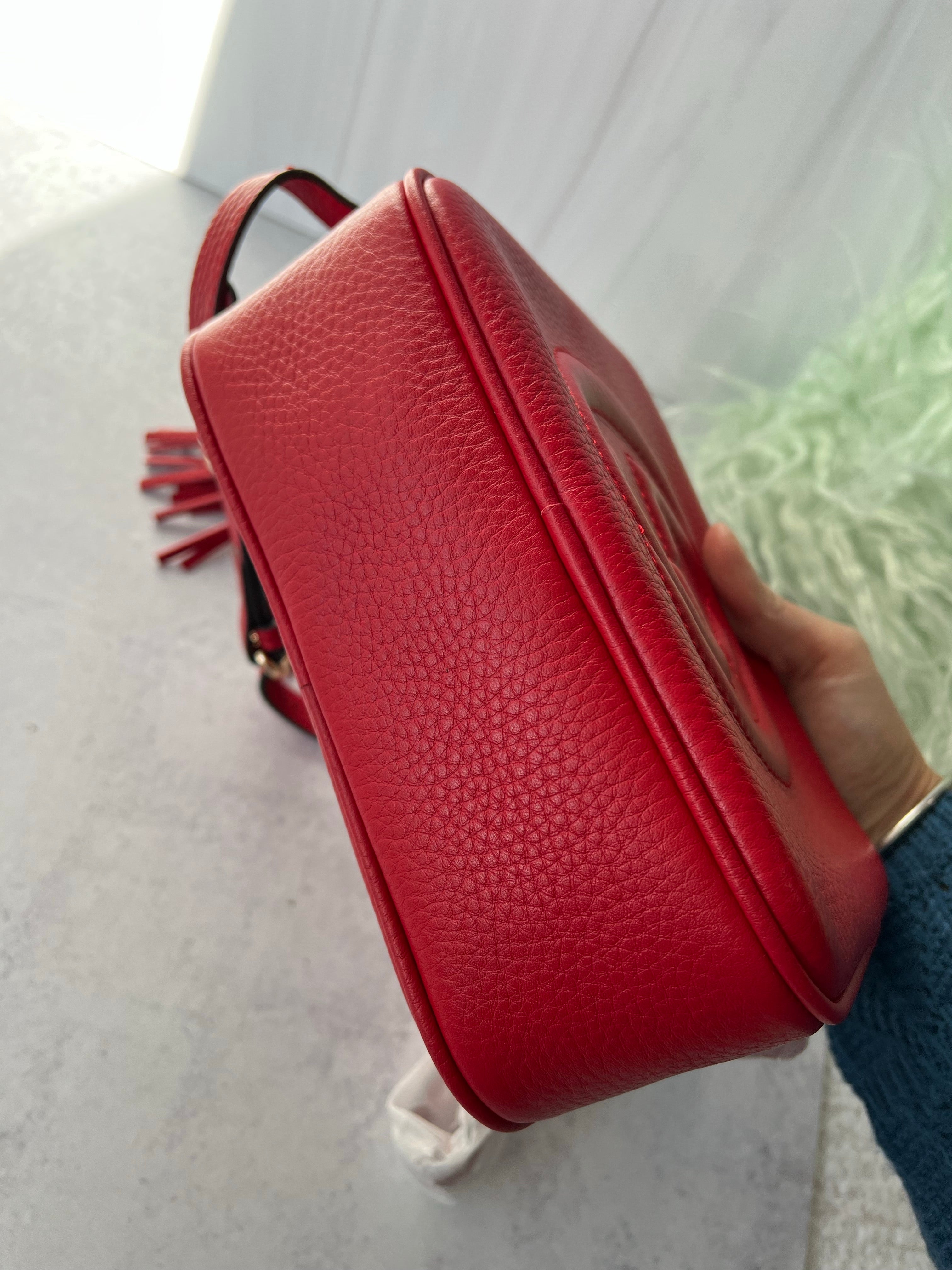 [TOP] GUCCI Soho Bag - Red
