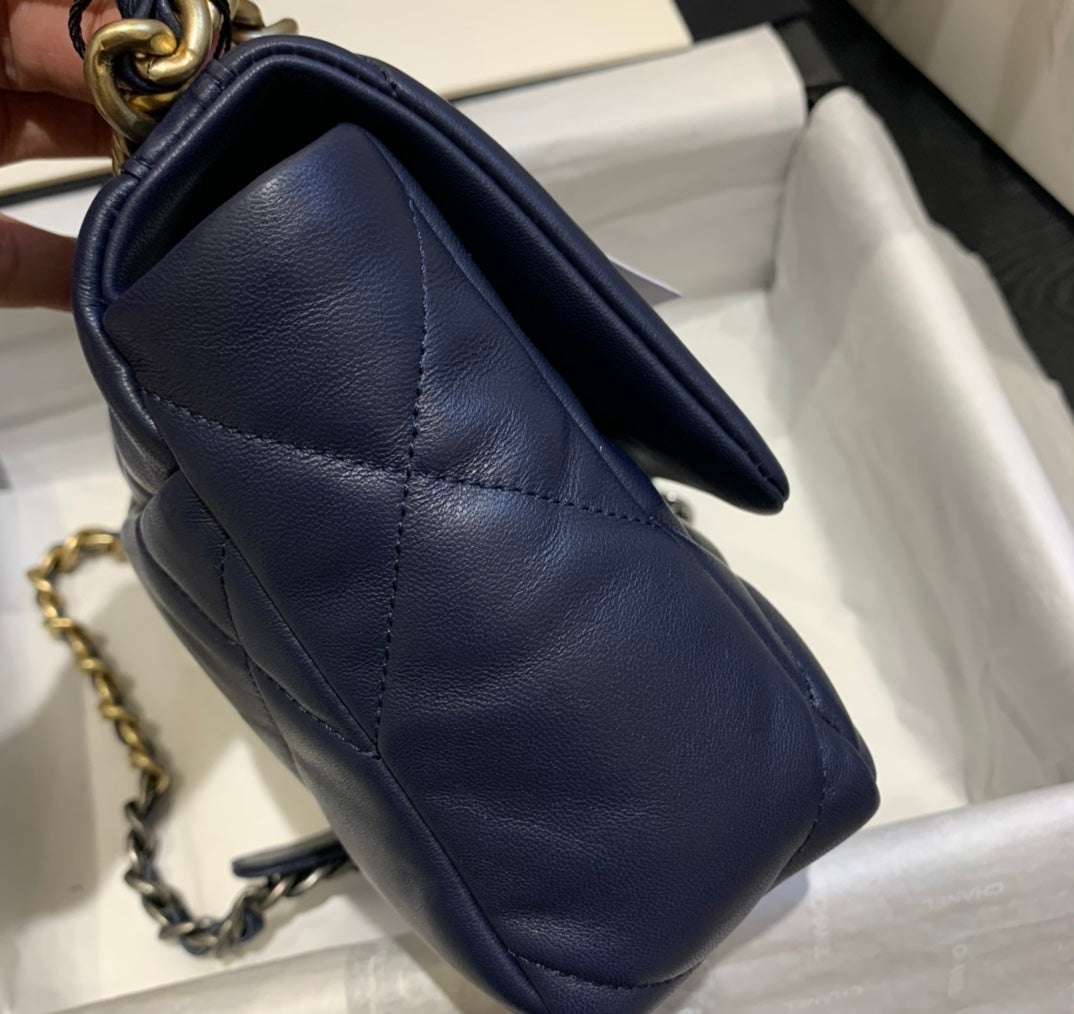 [TOP] CHANEL19 Bag Small 26cm - Navy Blue