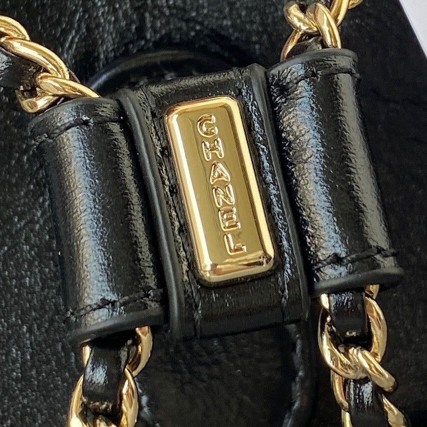 [TOP] CHANEL DUMA Flap Backpack Small 18×18×12cm - Black