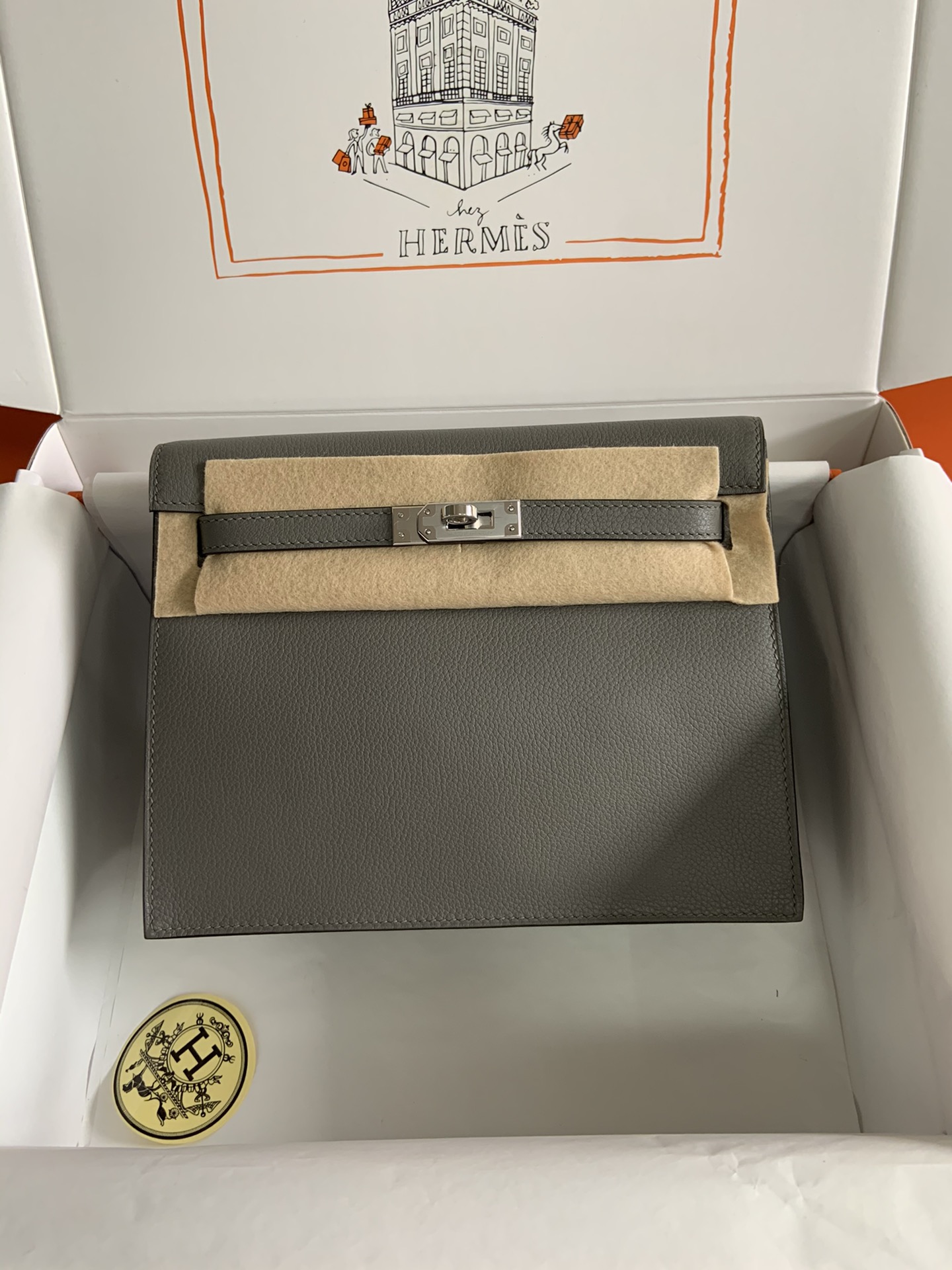 [Top] HERMES Kelly danse II  Calfskin 22cm - 20 Colors