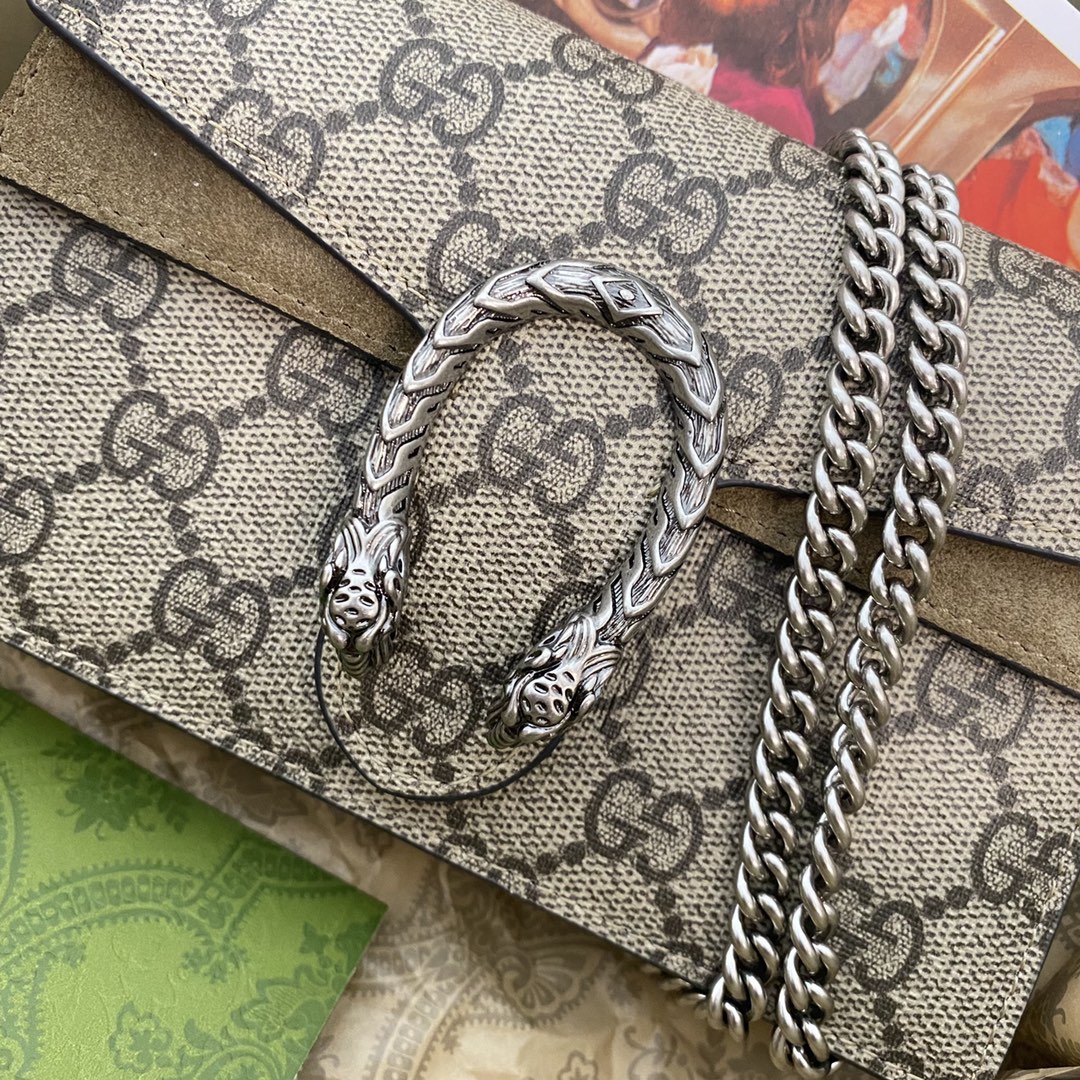 [TOP] GUCCI Dionysus Series Shoulder Bag 16.5x10x4cm/25×14×8cm/28×17×9cm-2 Colors