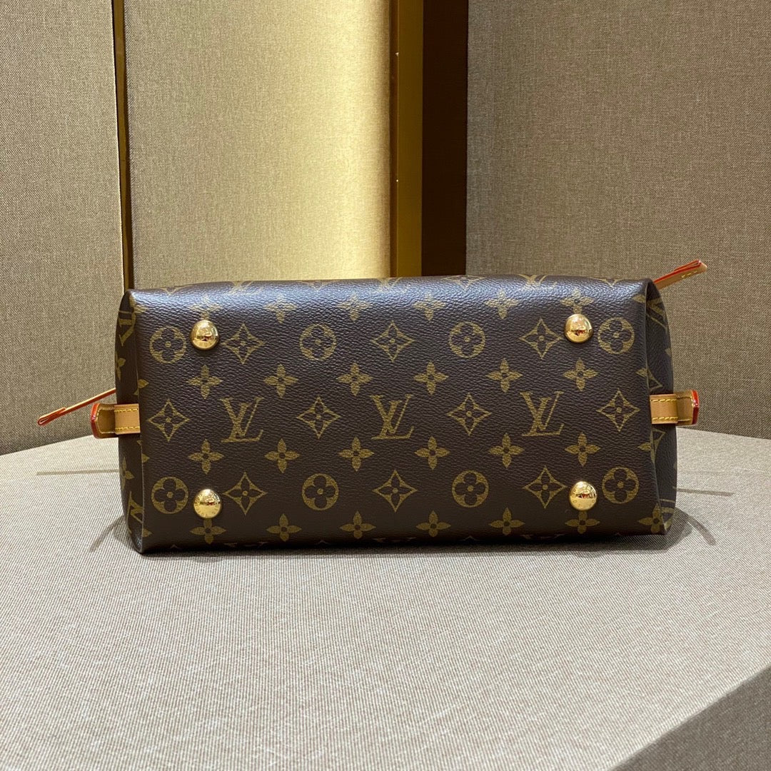 [TOP] Louis Vuitton LV Carryall Monogram Bag-2 sizes-Brown
