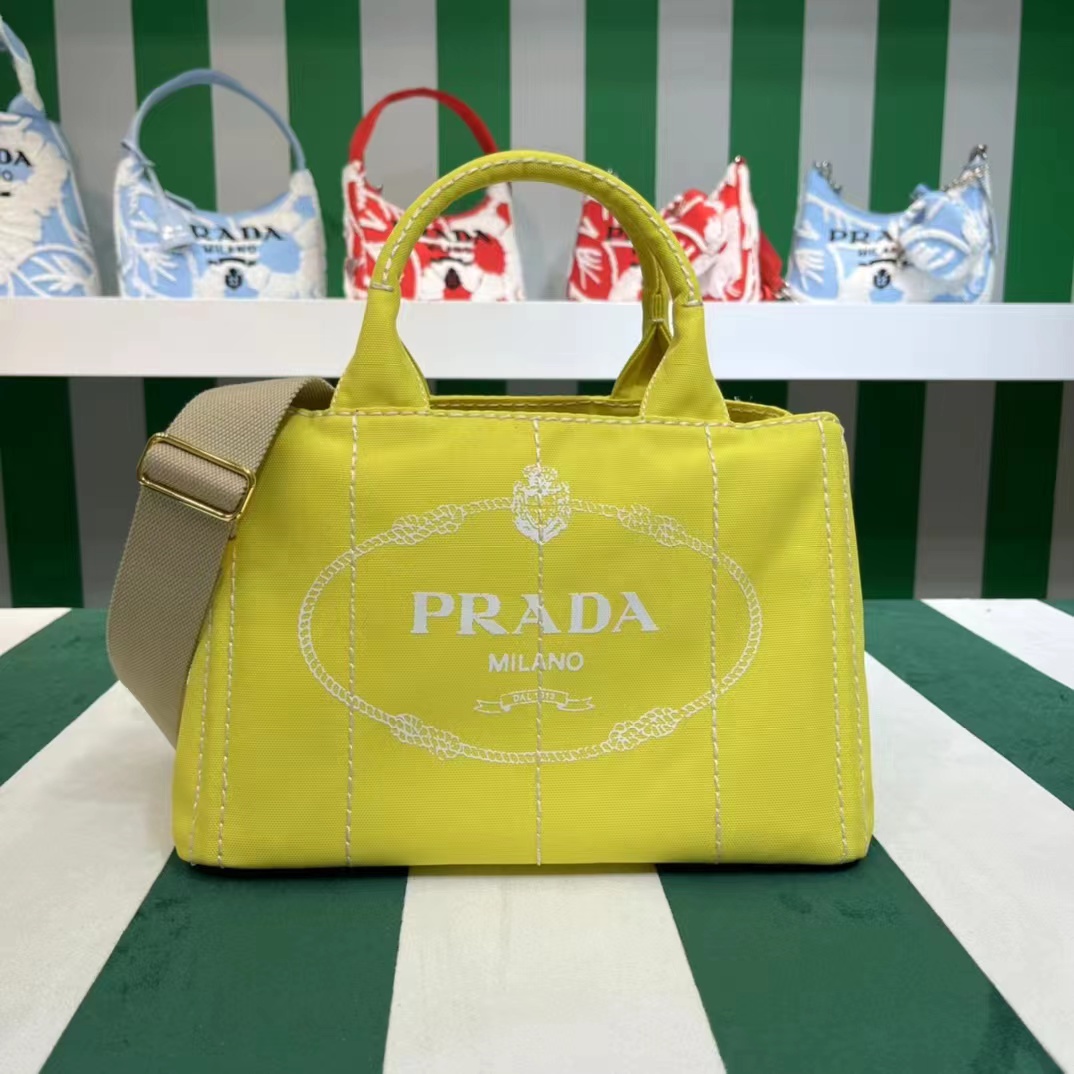 [TOP] PRADA Canvas Canapa Bag 28x20x15cm - 5 Colours