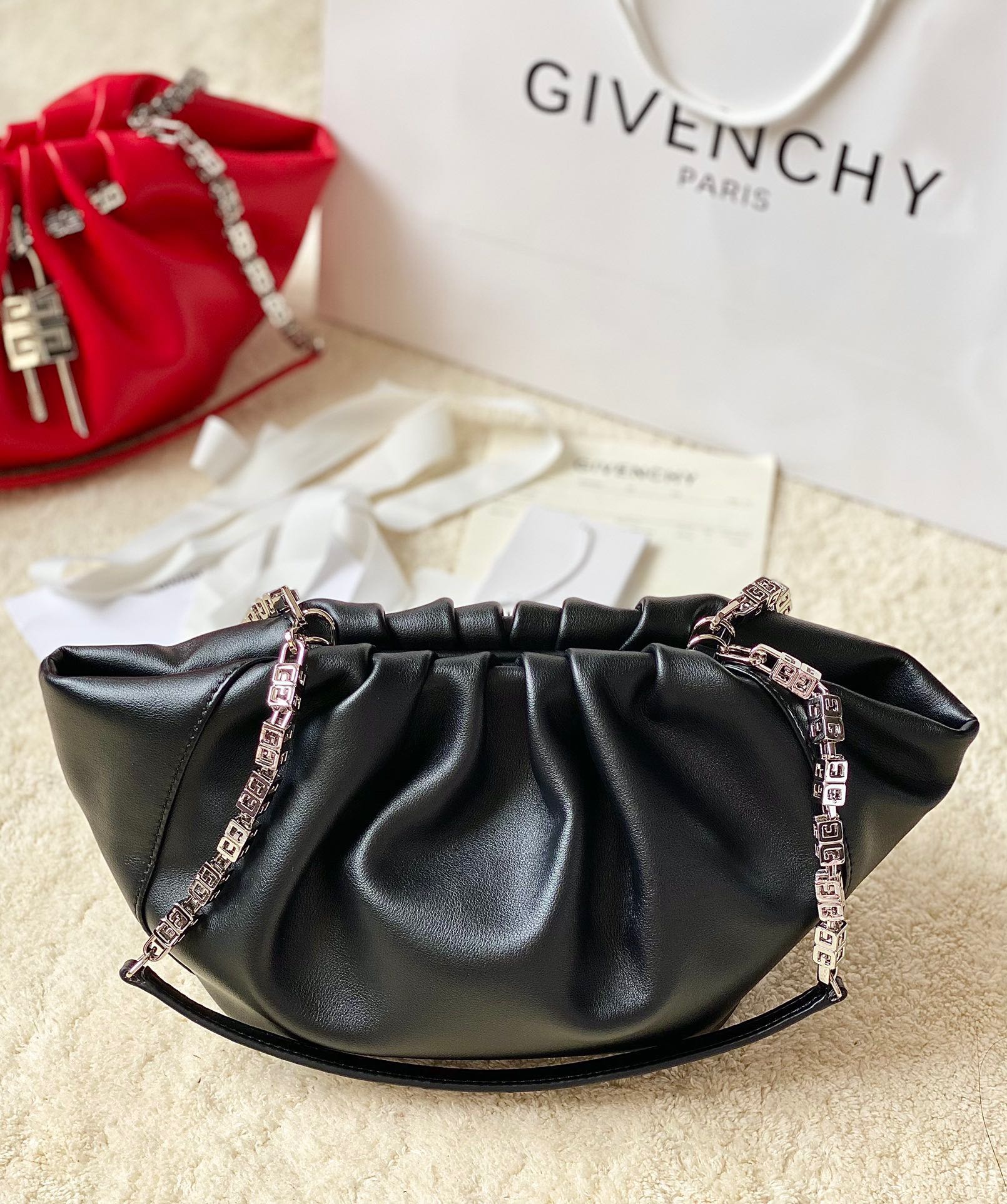 [Top] GIVENCHY Kenny Leather Bag 32x22x17CM - 6 Color