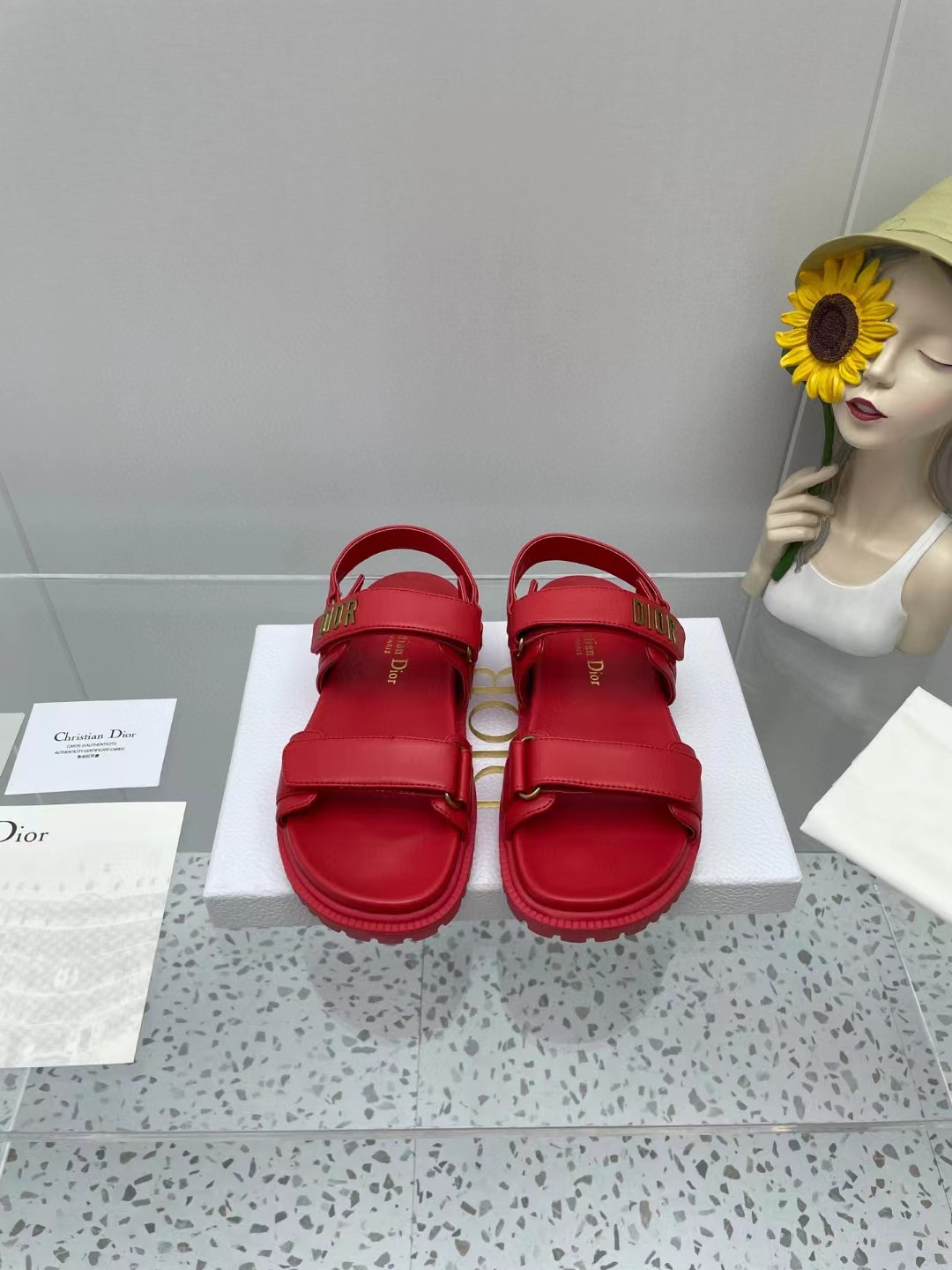 [TOP] Christian DiorAct Sandals Leather - 11 Colours