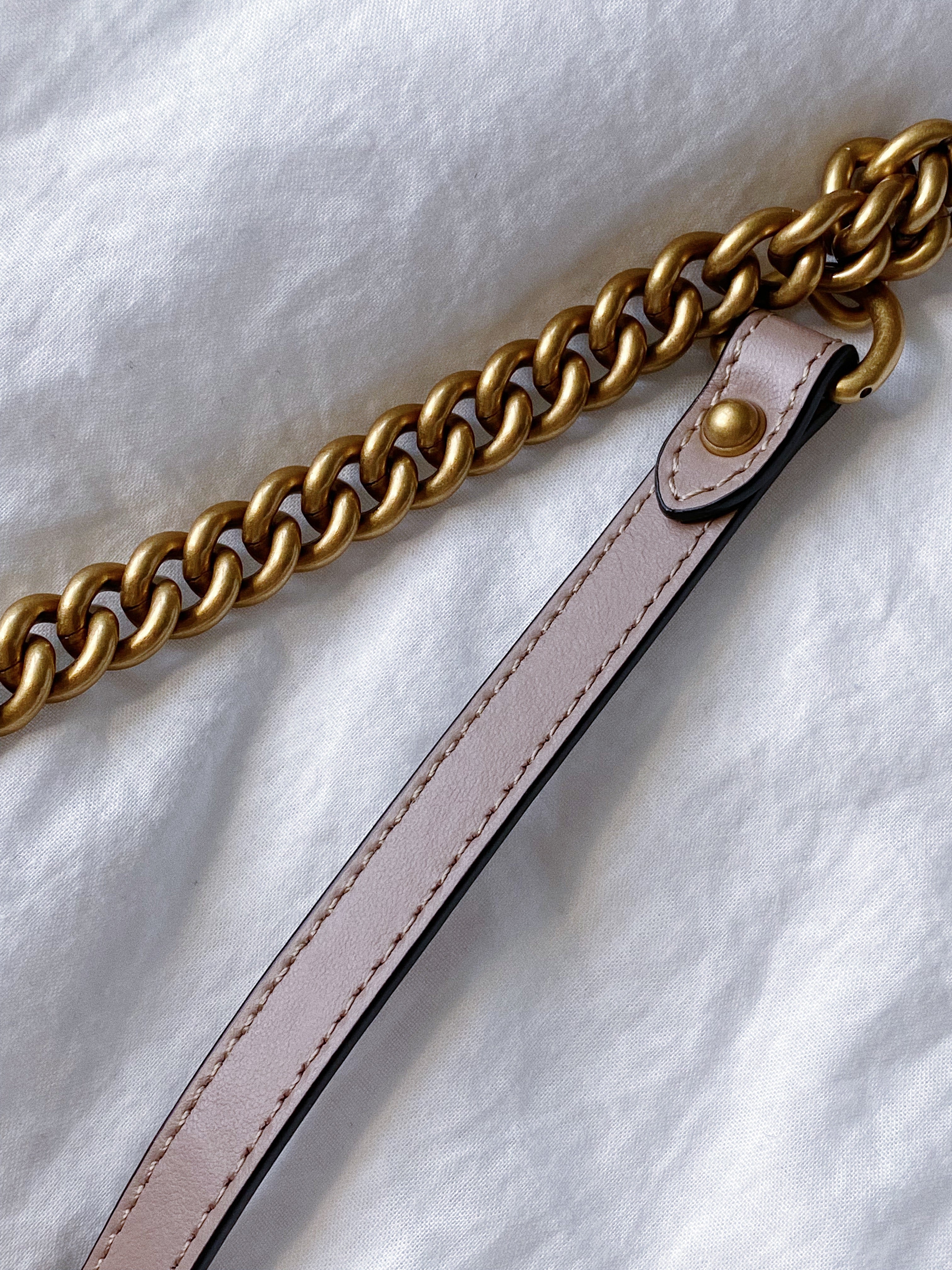 [TOP] GUCCI GG Marmont Bag Top Handle - Dusty Pink