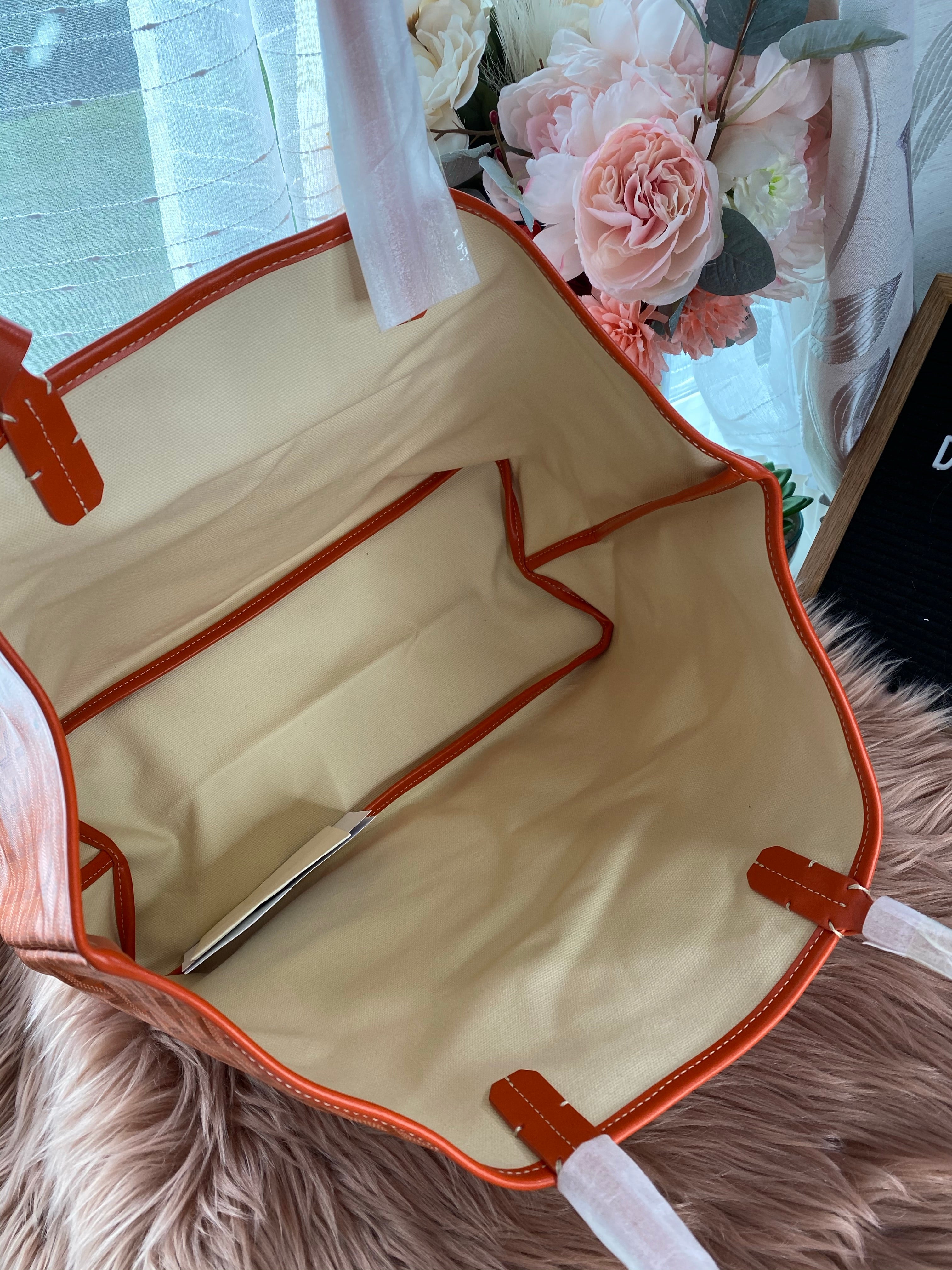 [TOP] Goyard Monogram St. Louis GM Tote - Orange