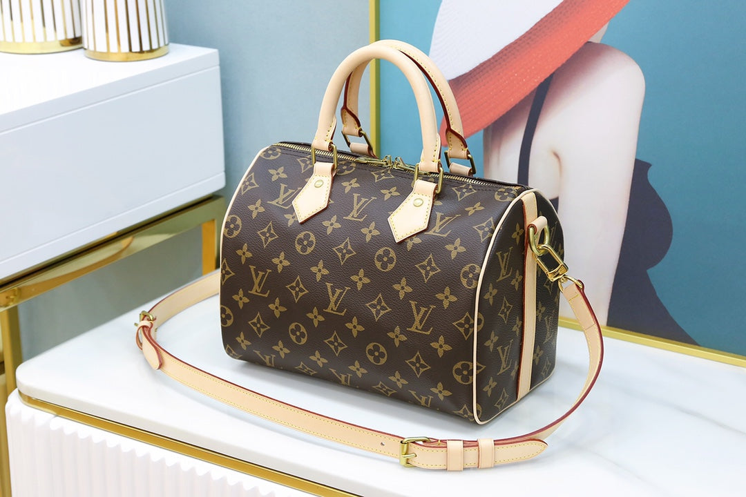 [TOP] Louis Vuitton LV L*V Speedy 25 Monogram Bag