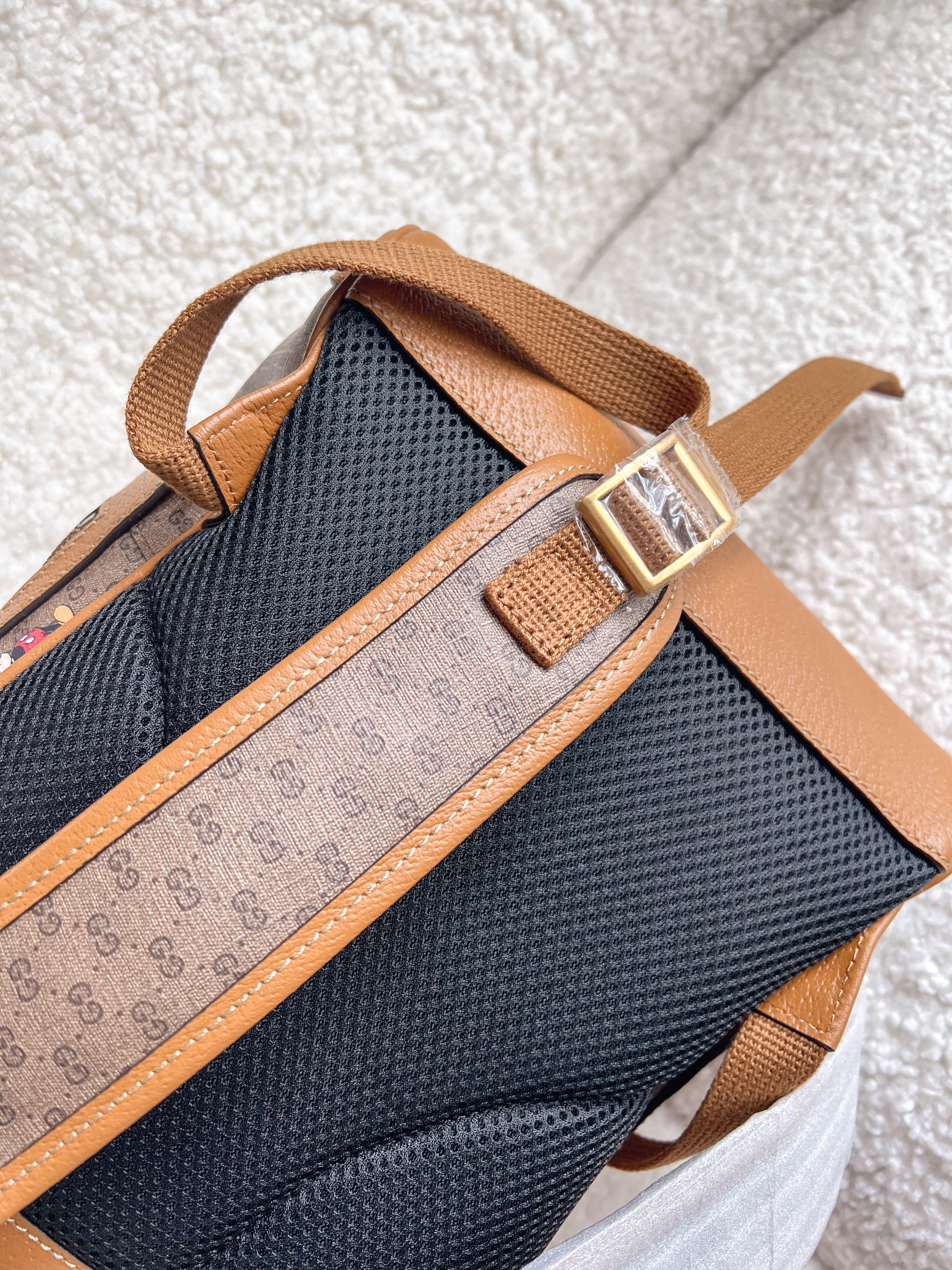 [TOP] GUCCI G*G Mini Supreme Monogram Mickey Mouse - Brown