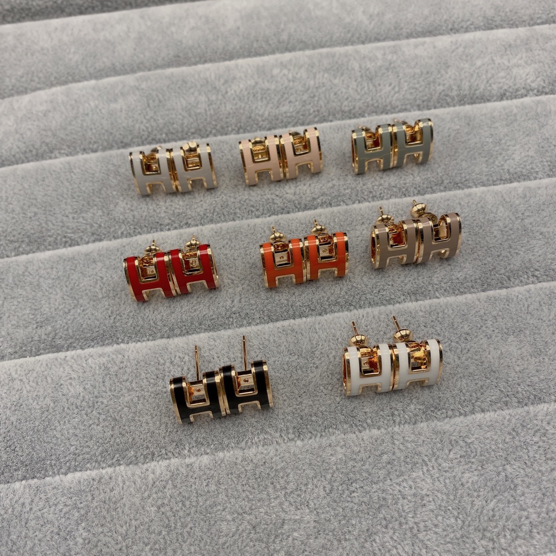[TOP] HERMES H Earrings