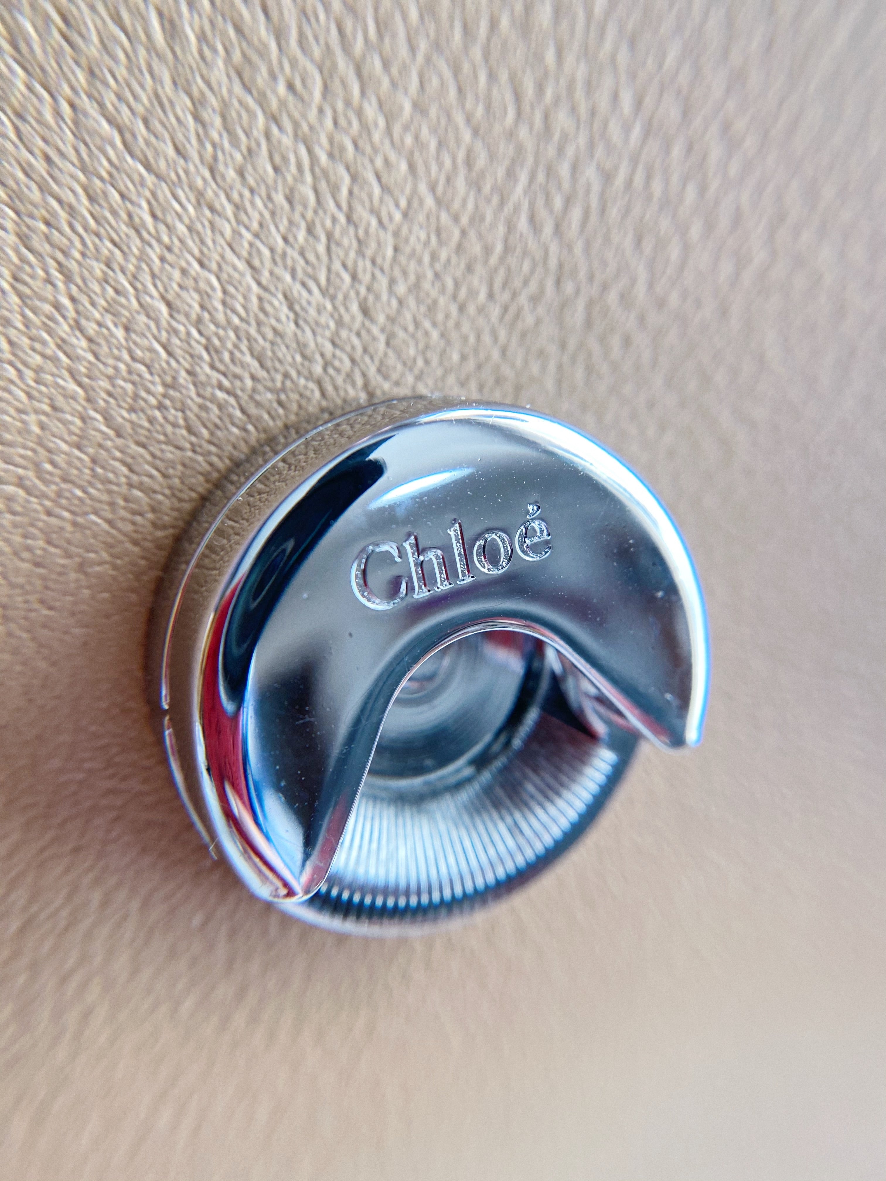 [TOP] Chloe Small Faye Leather Satchel - BEIGE