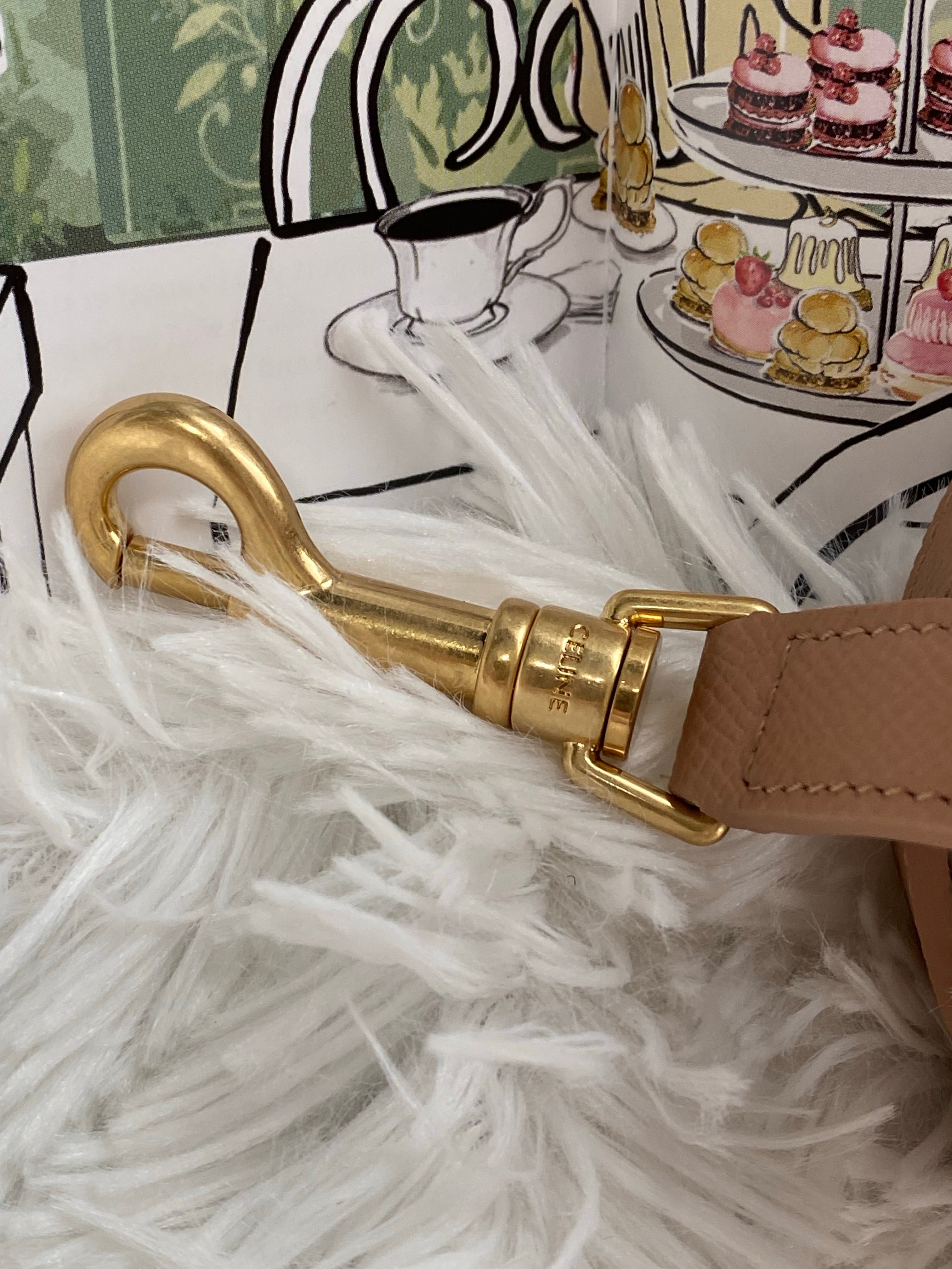 [TOP] CELINE Micro Belt Bag - Apricot