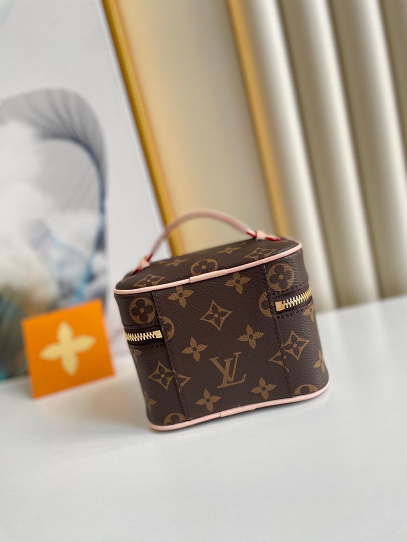 [TOP] Louis Vuitton LV Mini Vanity Case 20x13.5x12cm - Brown