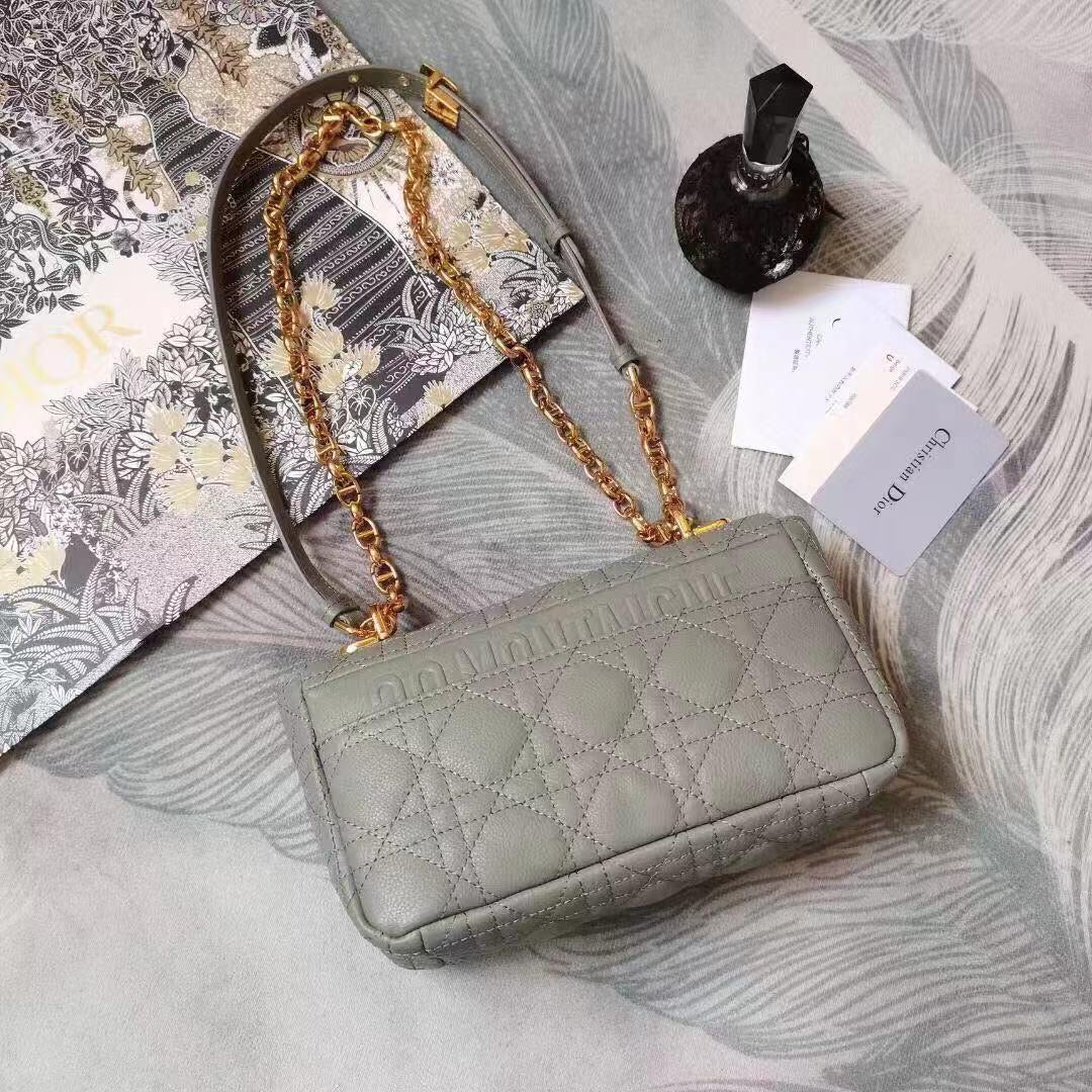 [TOP] Christian Dior Caro Bag Small - Cloud Blue