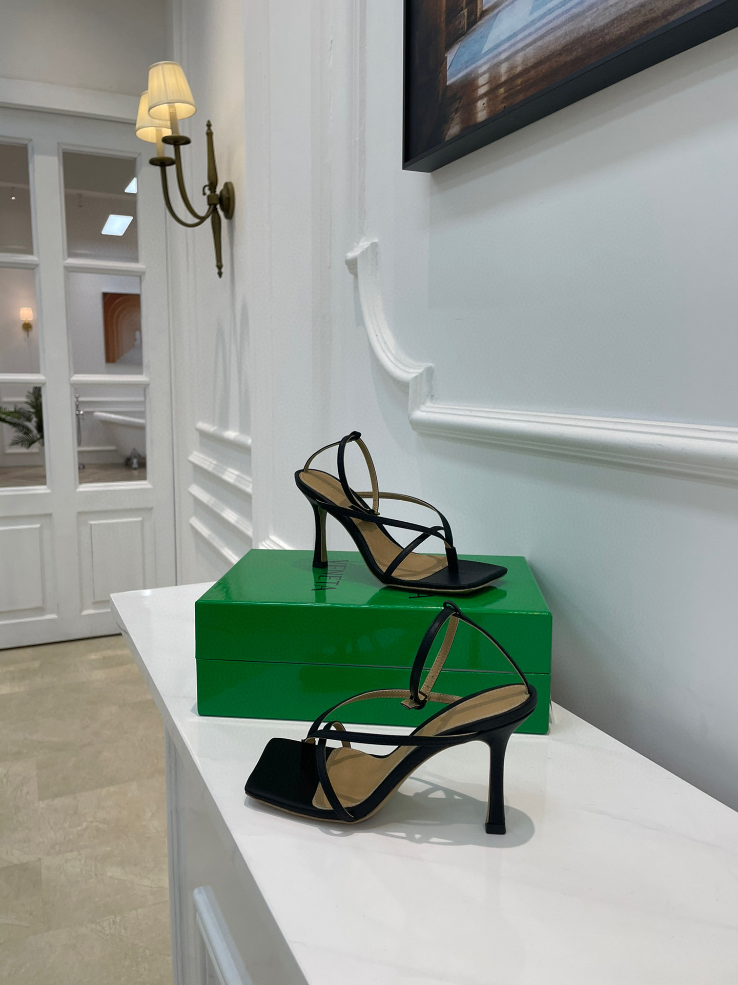 [TOP] Bottega Veneta BV Leather sandals Stretch Strap Sandal - 12 Colours