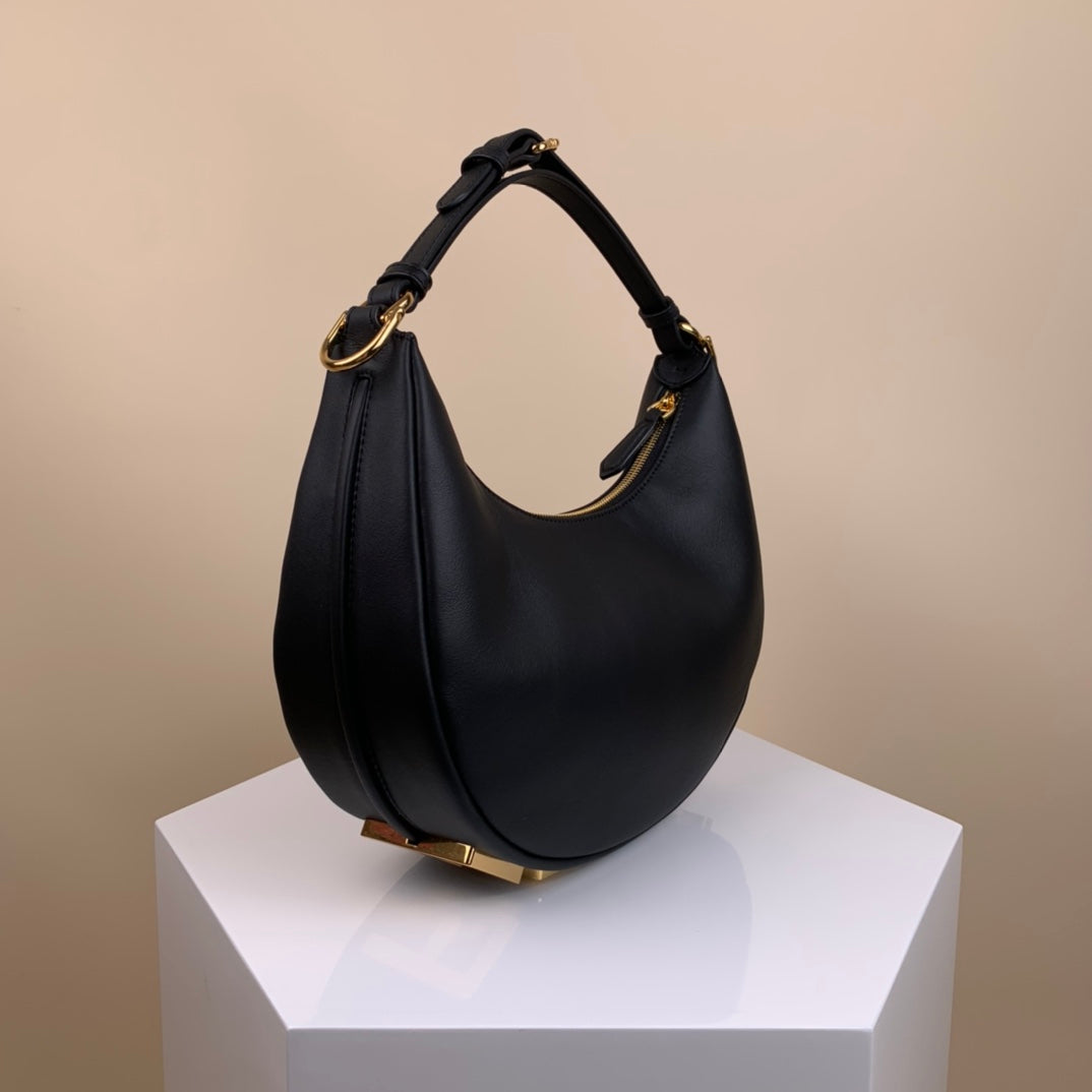 [TOP] FENDI FENDIgraphy Small Bag - Black