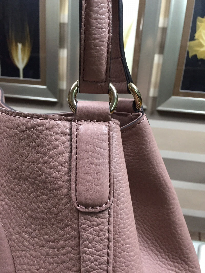 [TOP] GUCCI GG Soho Shoulder Bag 35x29x17cm - Pink