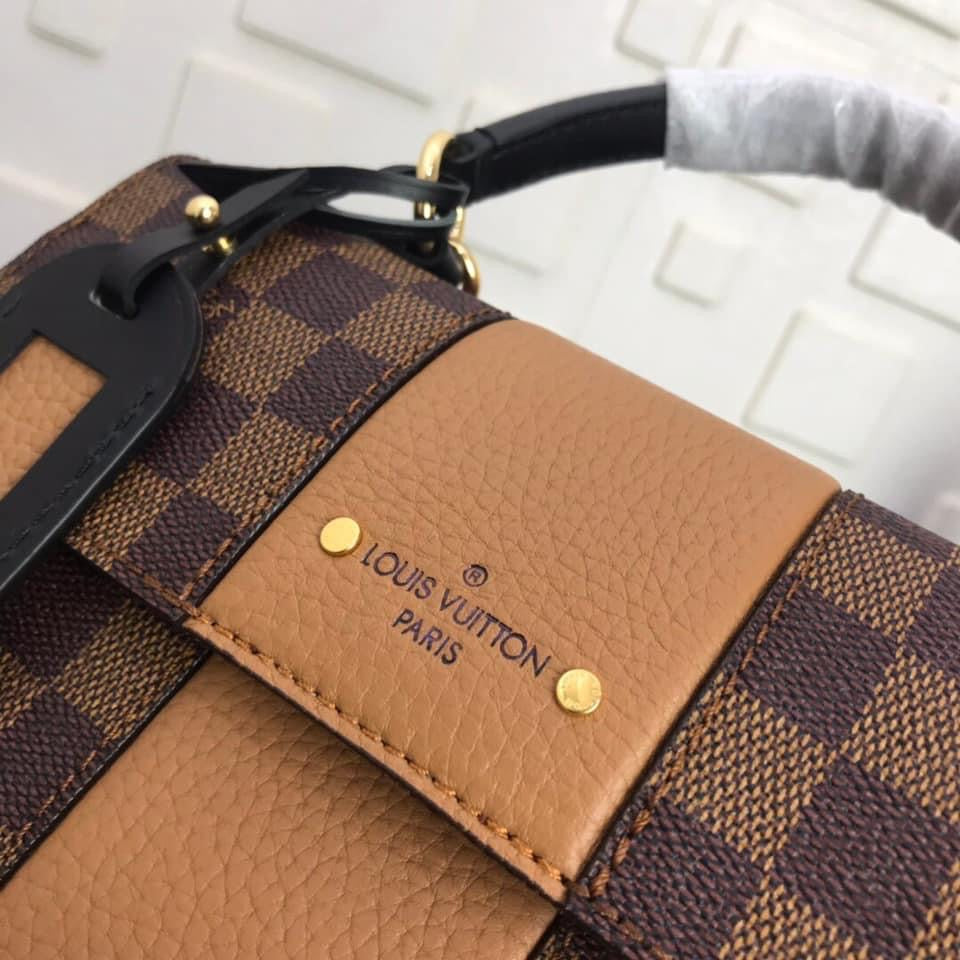 [TOP] Louis Vuitton LV Magnolia Damier Ebene Canvas Bond Street 24.0 x 17.0 x 9.5 cm- Brown