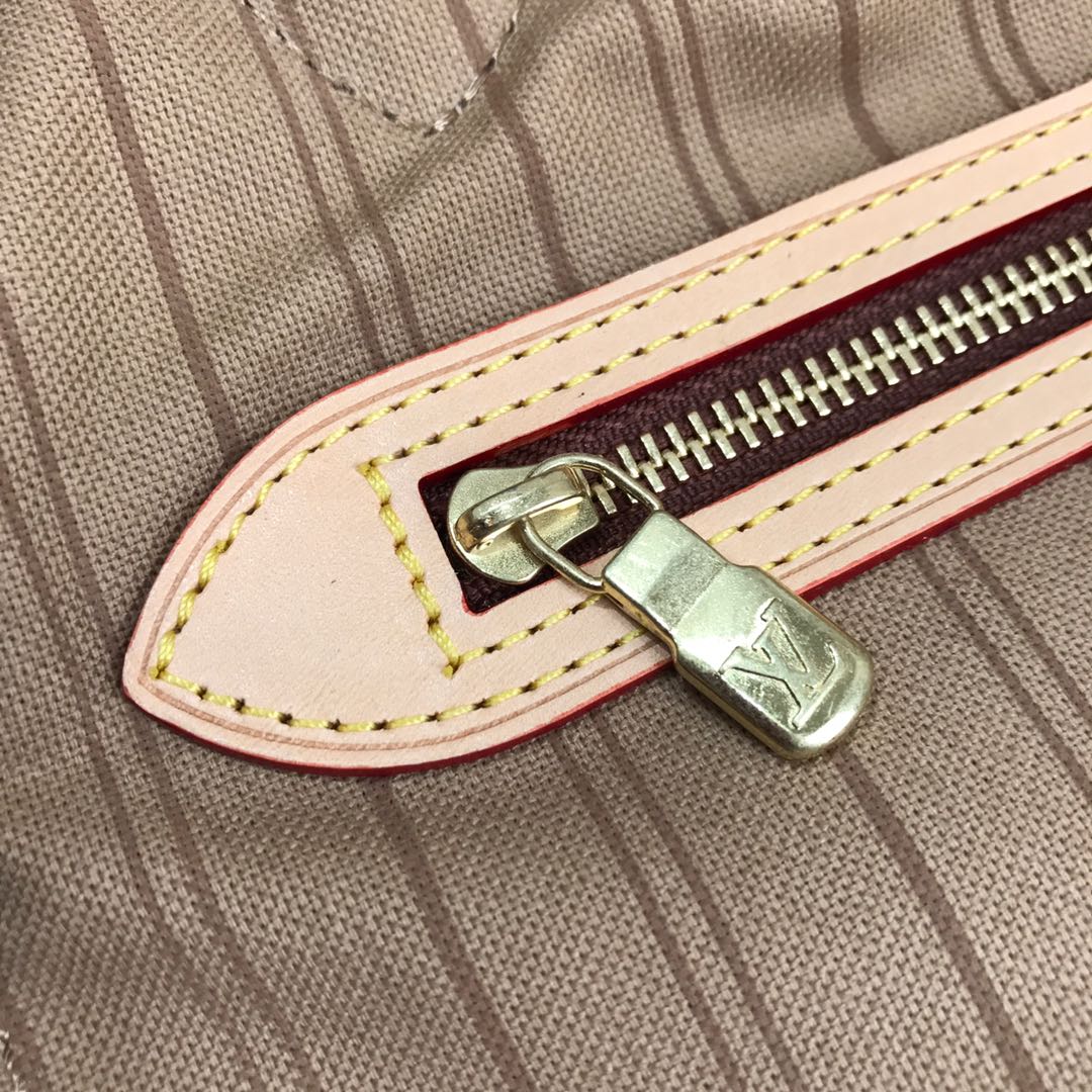 [TOP] Louis Vuitton LV Neverfull GM 39x33x20cm Monogram - Beige