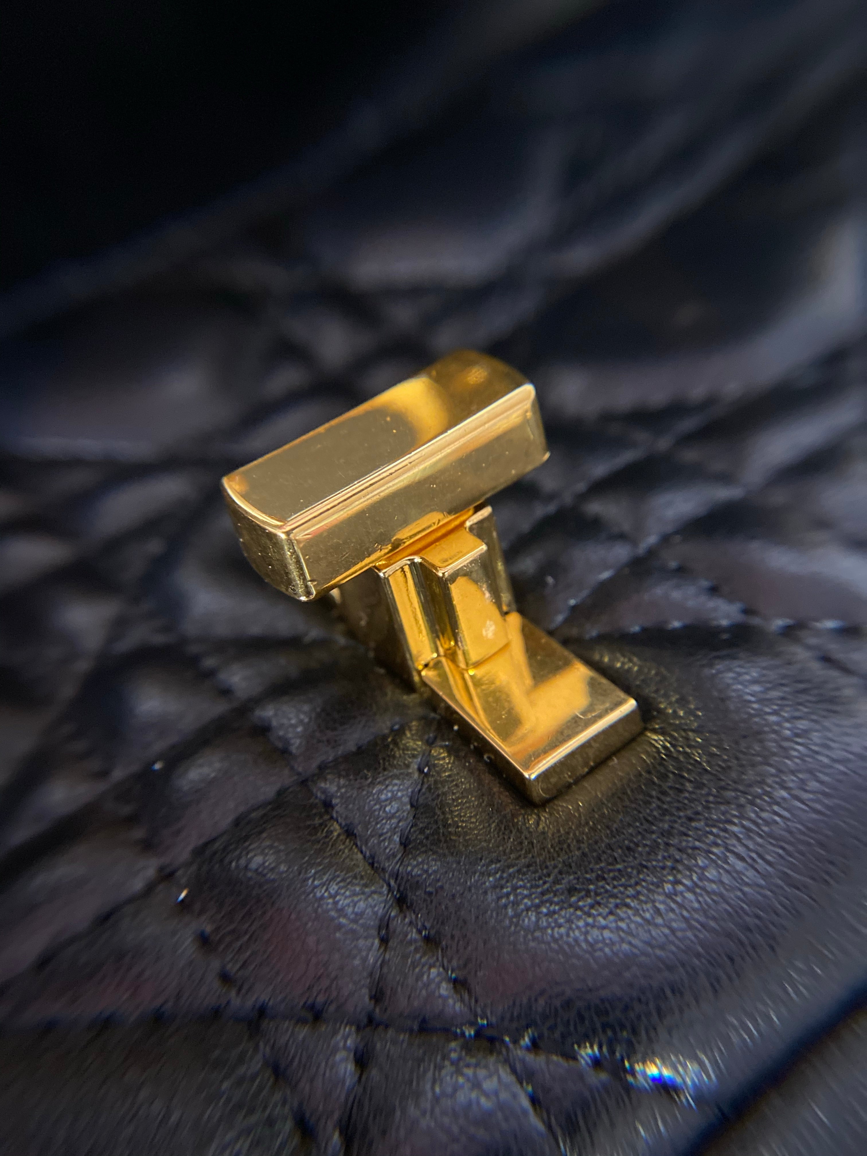 [TOP] Christian Dior Caro Bag Small - Black and Gold