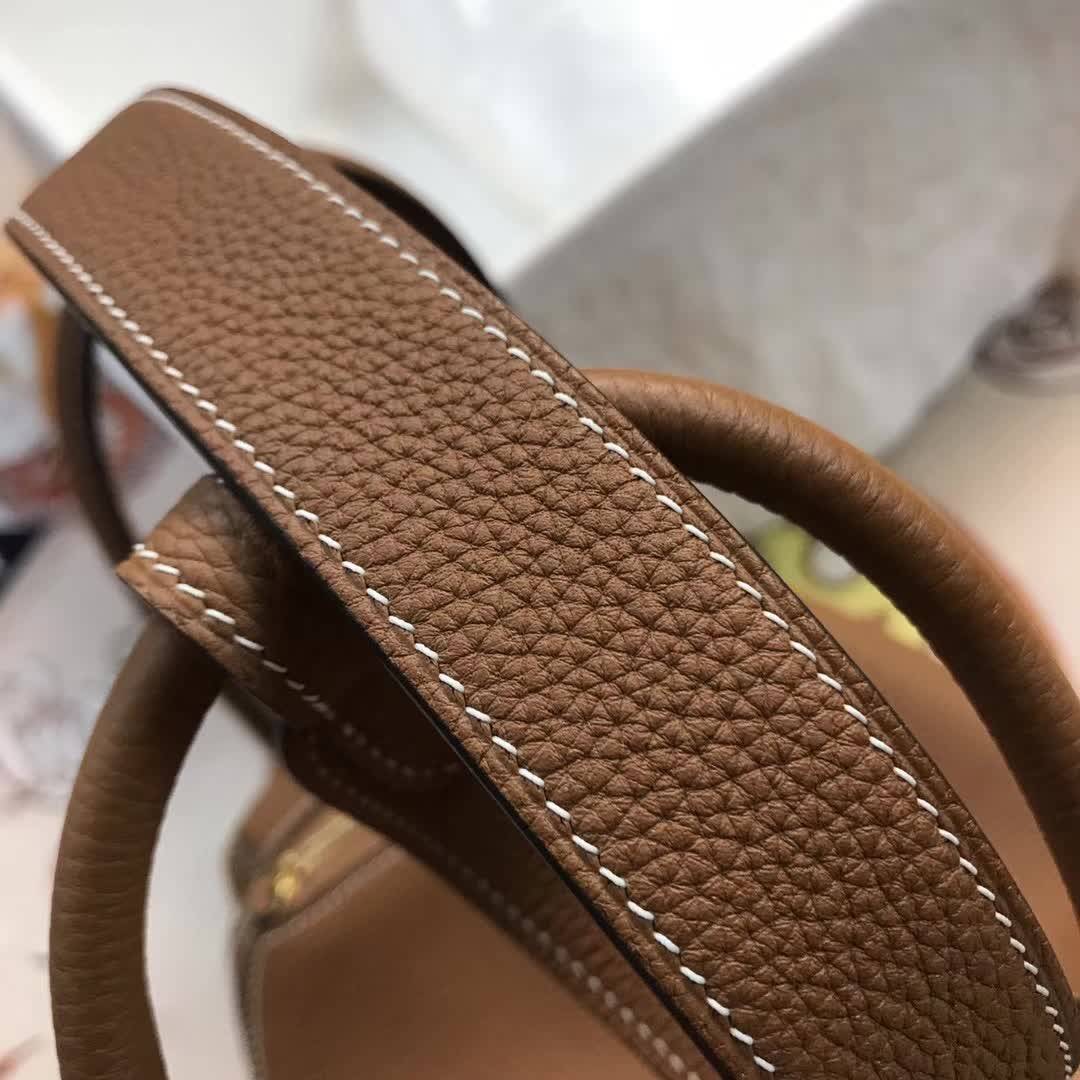 [TOP] HERMES Lindy 26cm - Gold & GHW