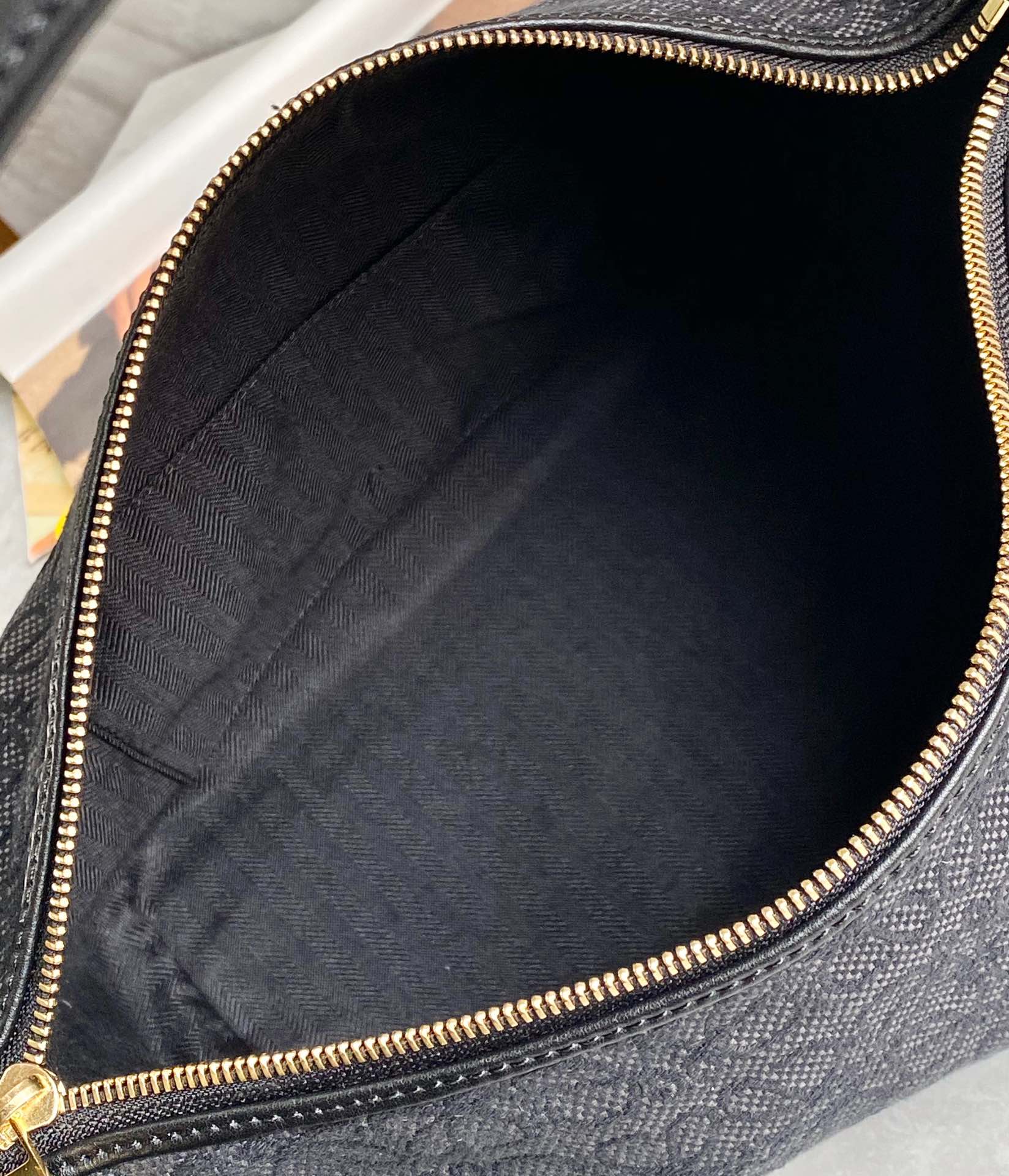 [TOP] LOEWE Cubi Bag Anagram 21*12*17cm/25*21*16.5cm - Black