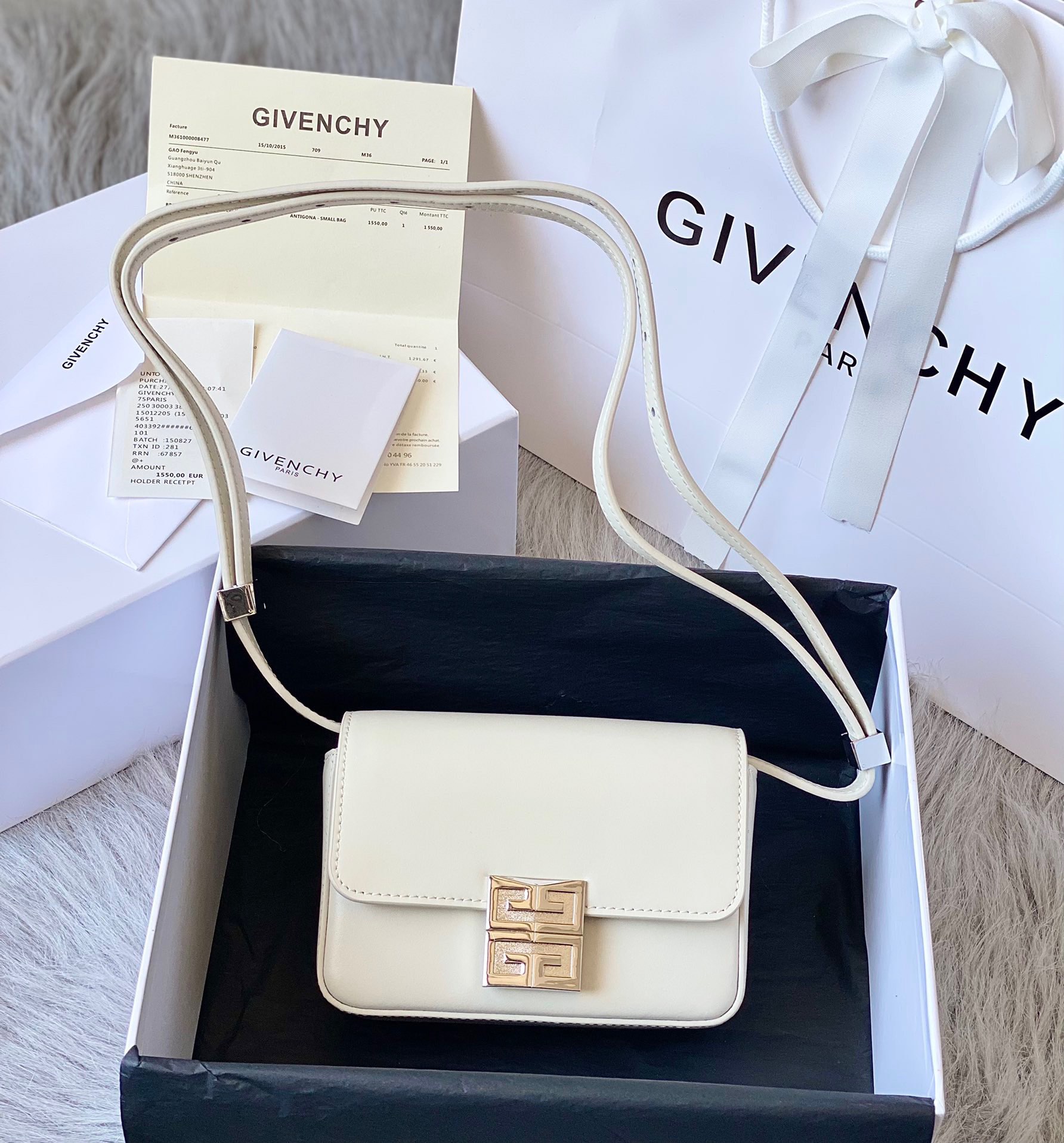[Top] GIVENCHY 4G In Box Leather Shoulder Bag 16*12*6 - 7 Color