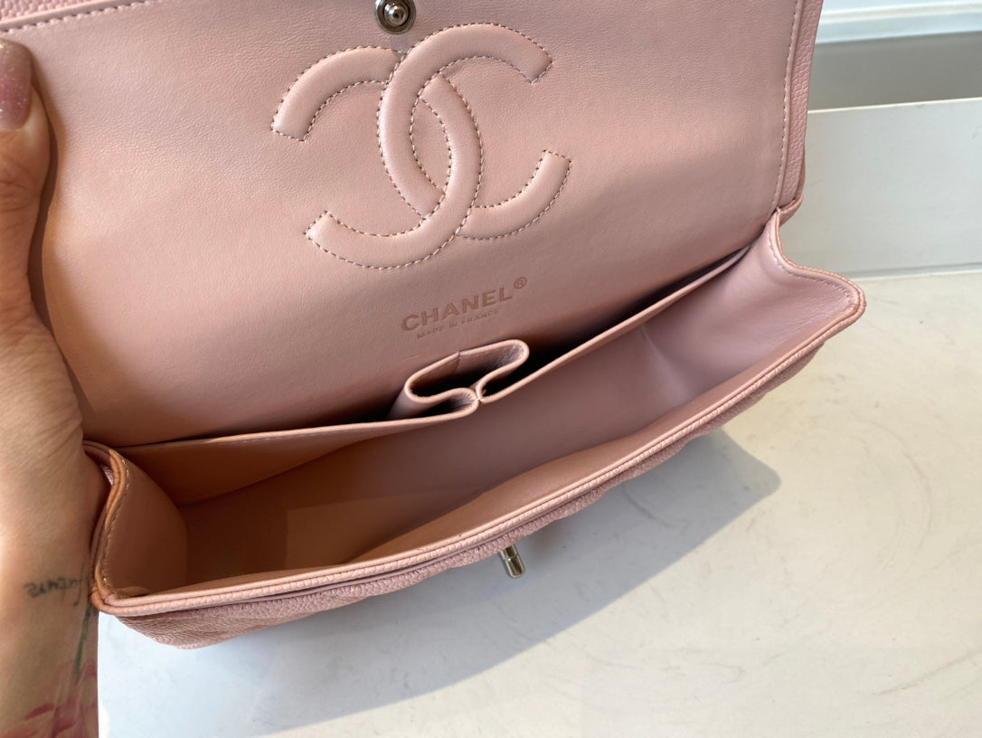 [TOP] CHANEL Classic Flap Bag Caviar Medium 25.5cm – 2 Colors