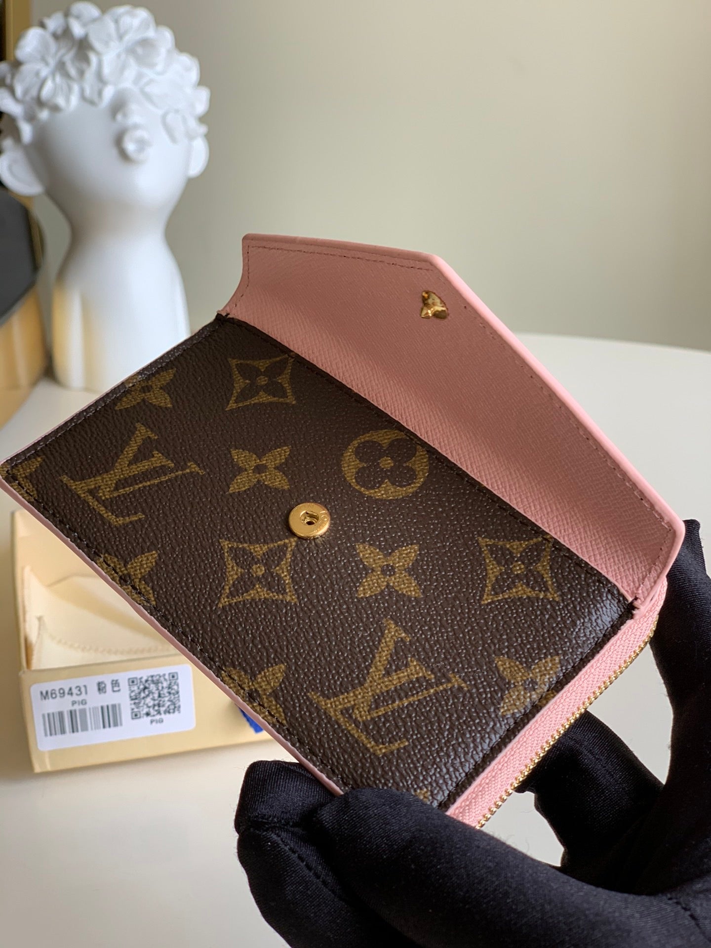 [TOP] Louis Vuitton LV LV Compact Key Wallet - Monogram