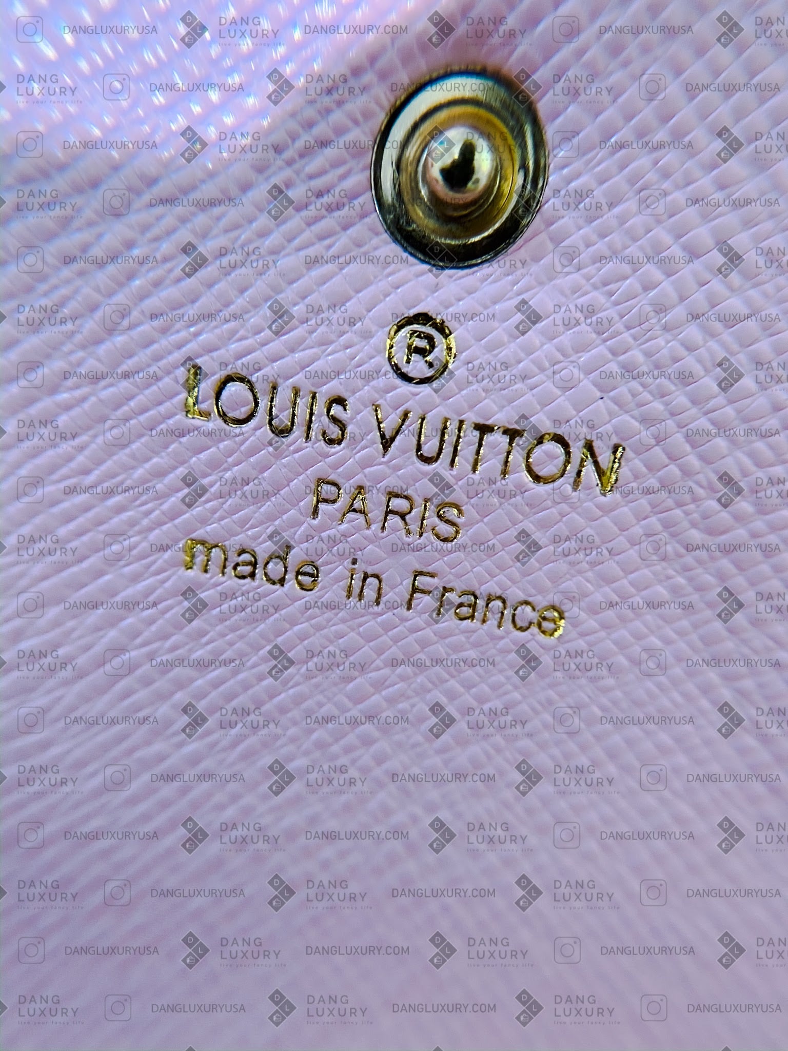 [TOP] Louis Vuitton LV Emilie Wallet Damier Azur
