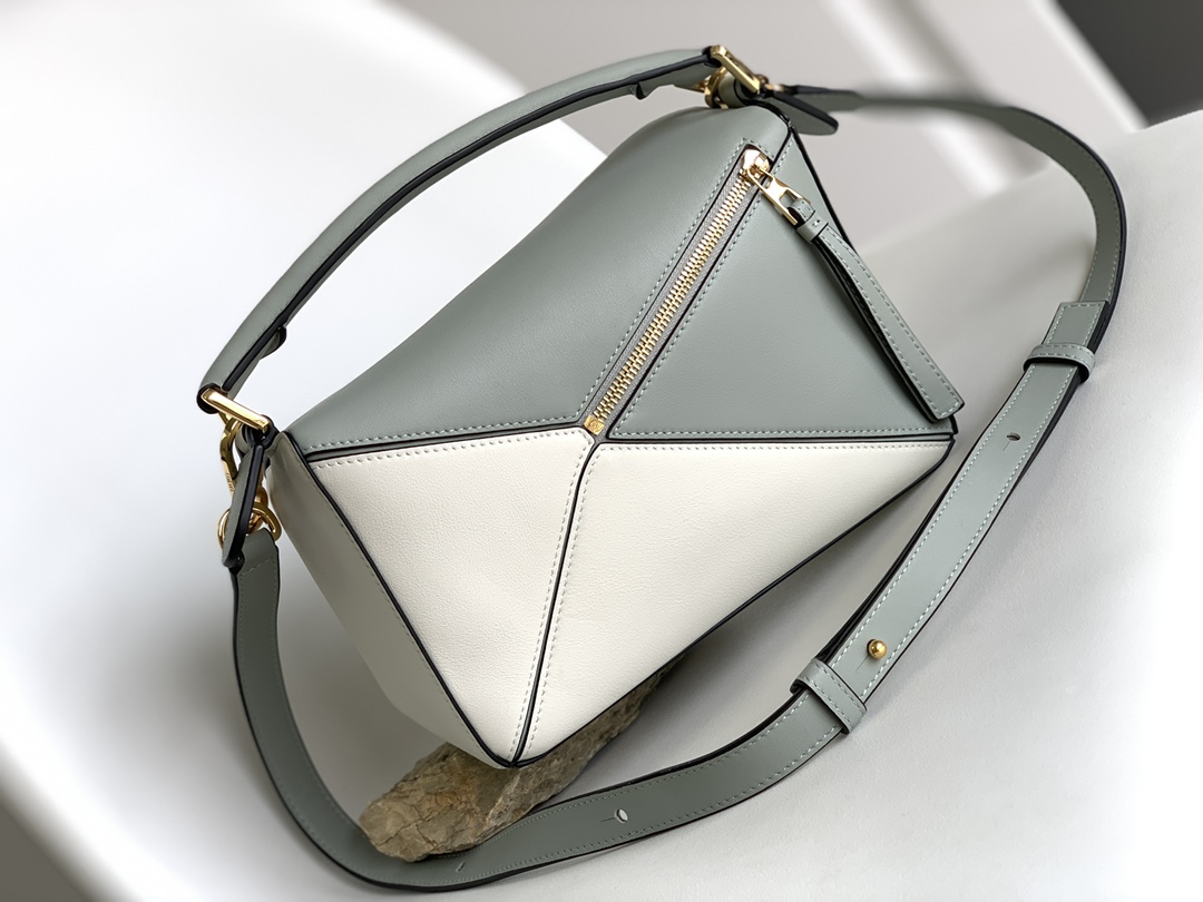 [TOP] LOEWE Puzzle Bag 24*16.5*10.5cm - Light Celadon