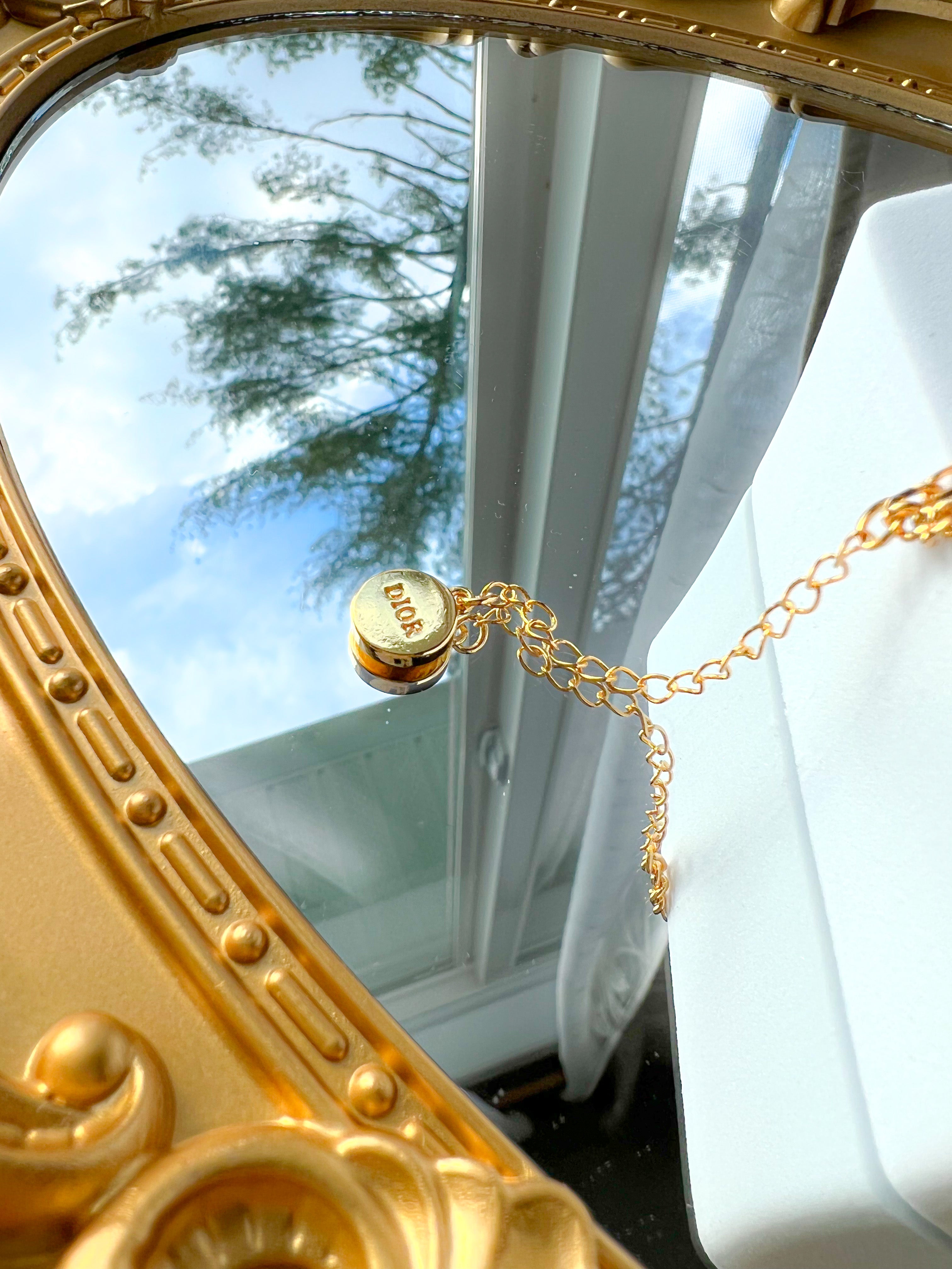 [TOP] Christian Dior Petit Double Bracelet - Gold