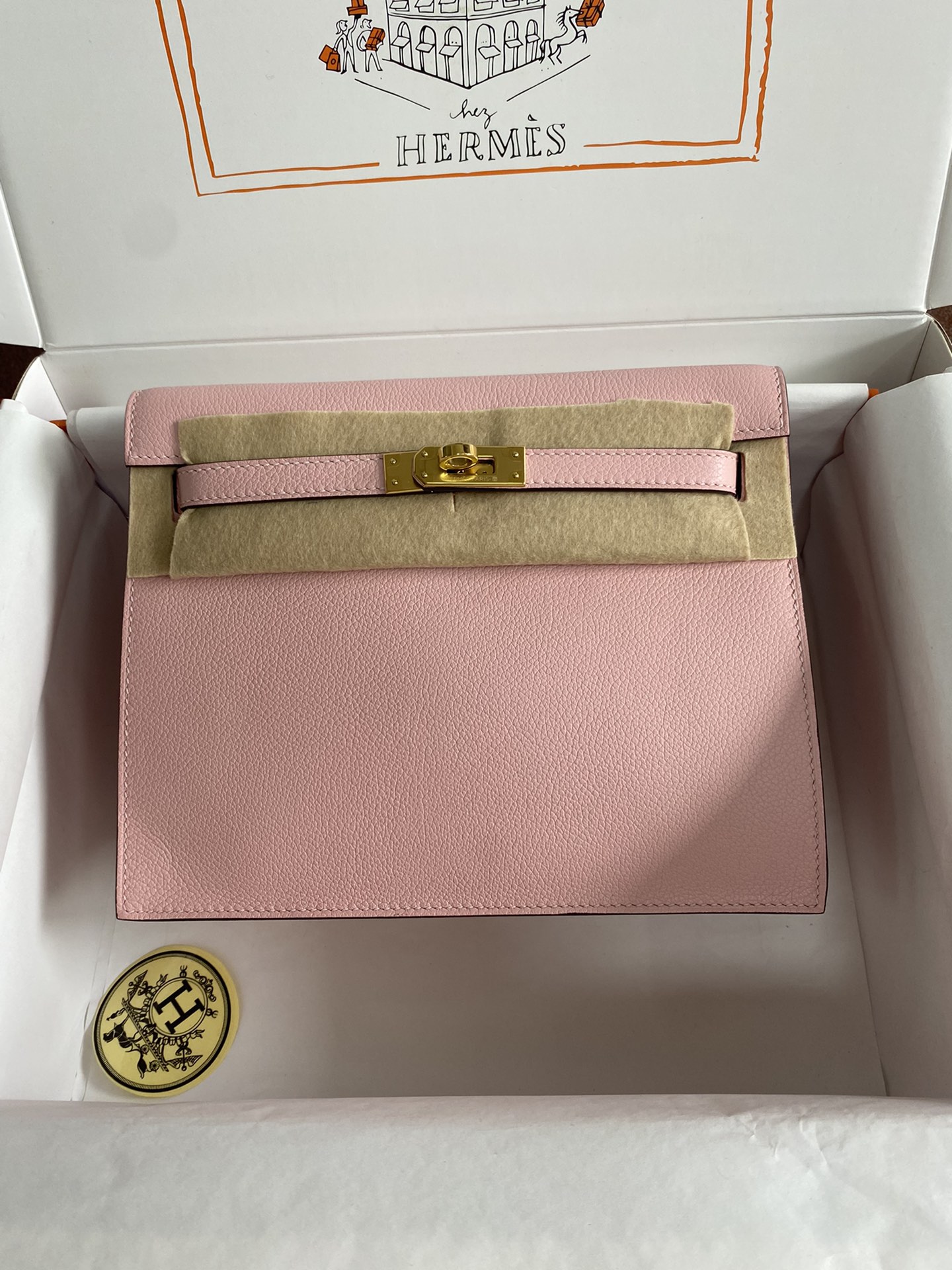 [Top] HERMES Kelly danse II  Calfskin 22cm - 20 Colors