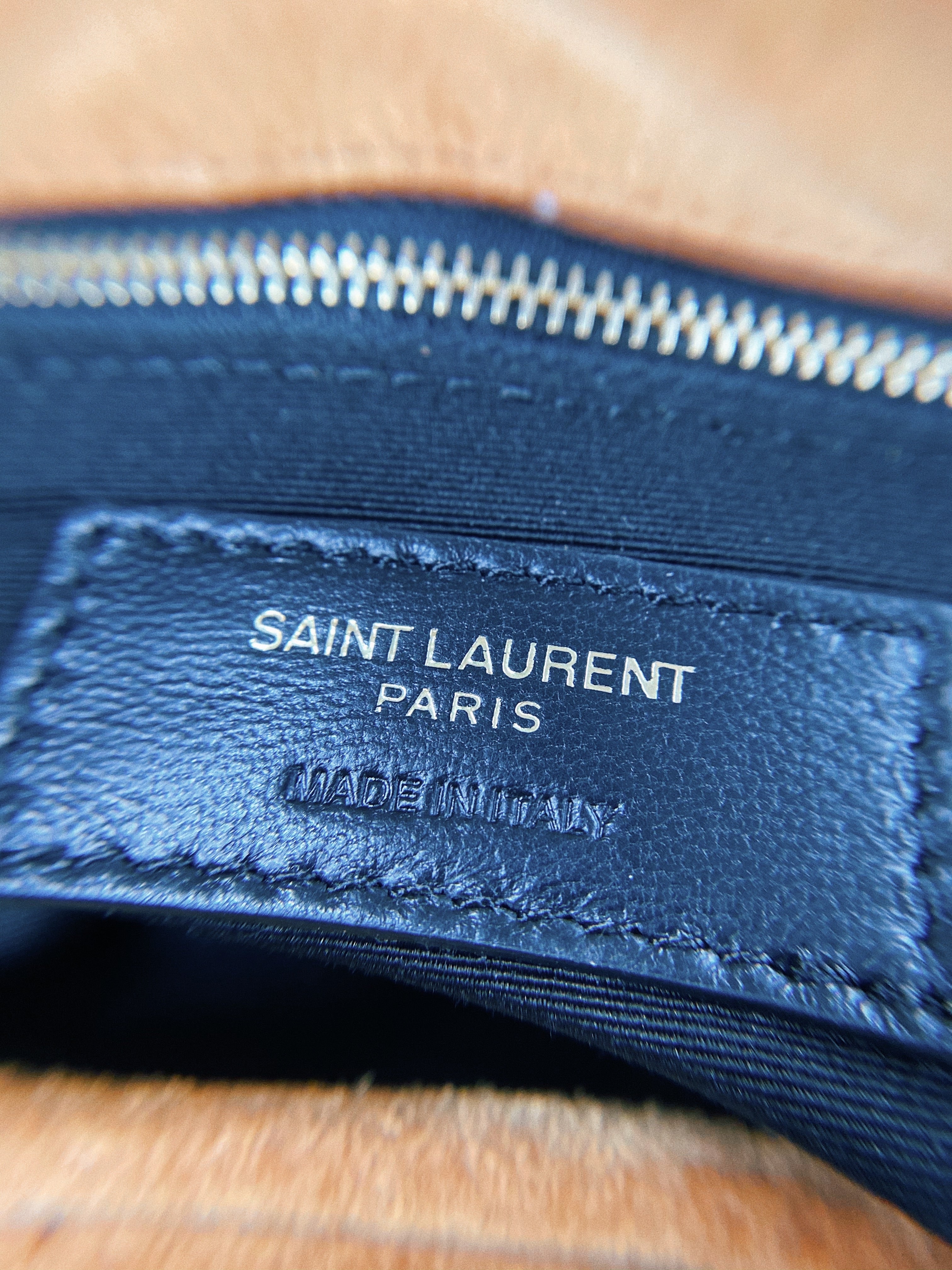 [TOP] Yves Saint Laurent YSL YSL LouLou Puffer Medium Suede Leather 35X23X13.5cm - BROWN