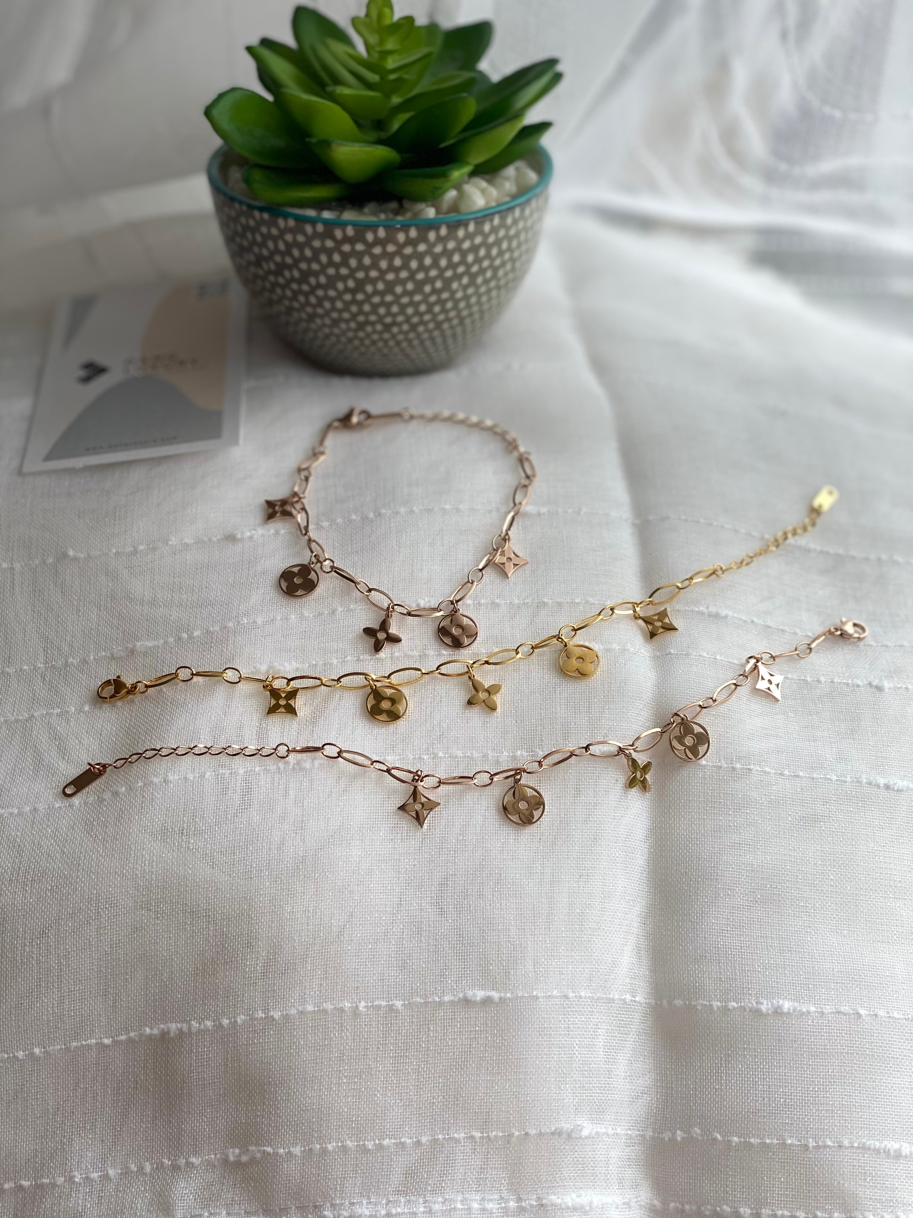 [TOP] Louis Vuitton LV Elegant Chain Bracelet