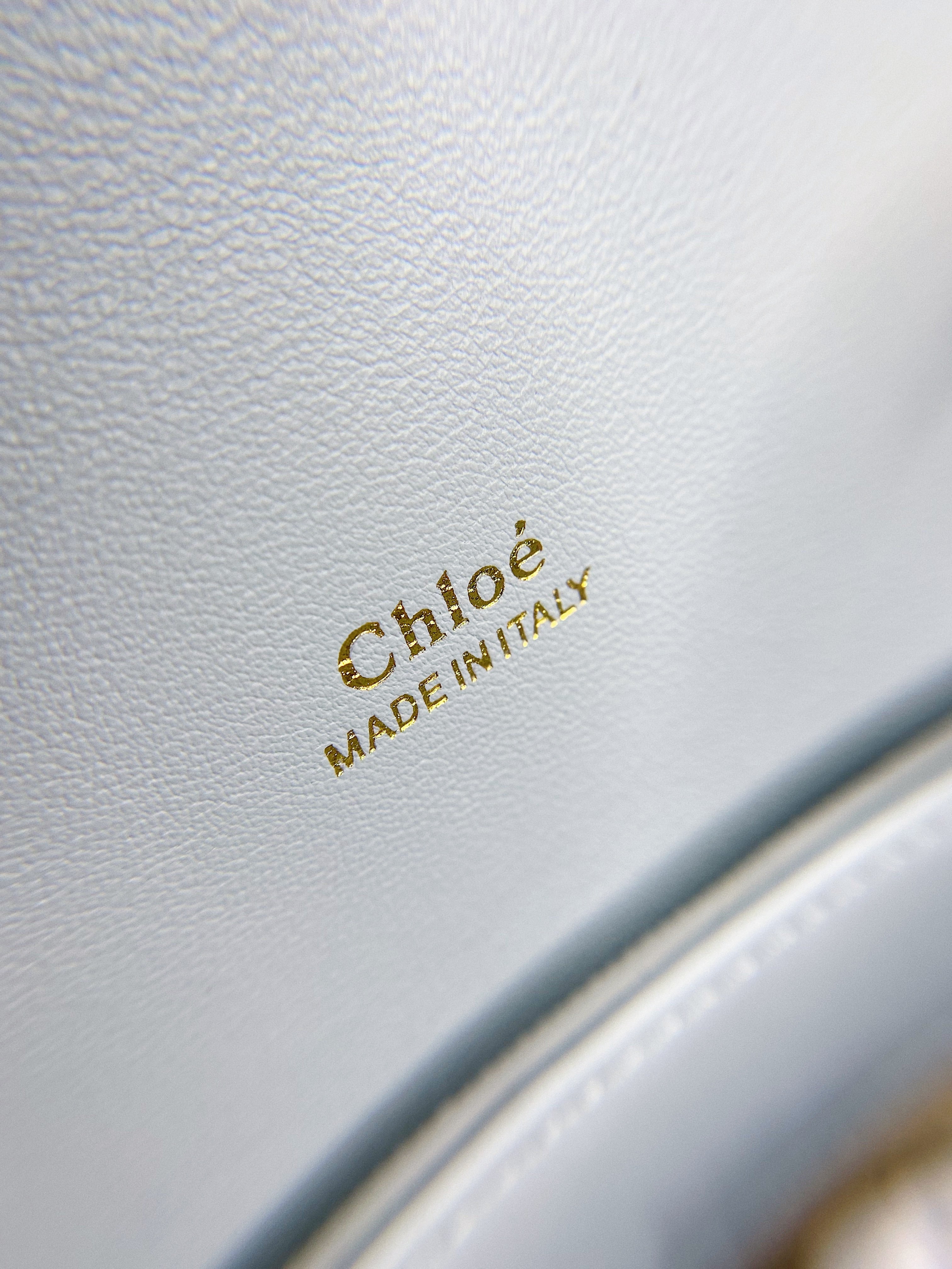 [TOP] Chloe Aby Lock Small Crossbody Bag - BABY BLUE