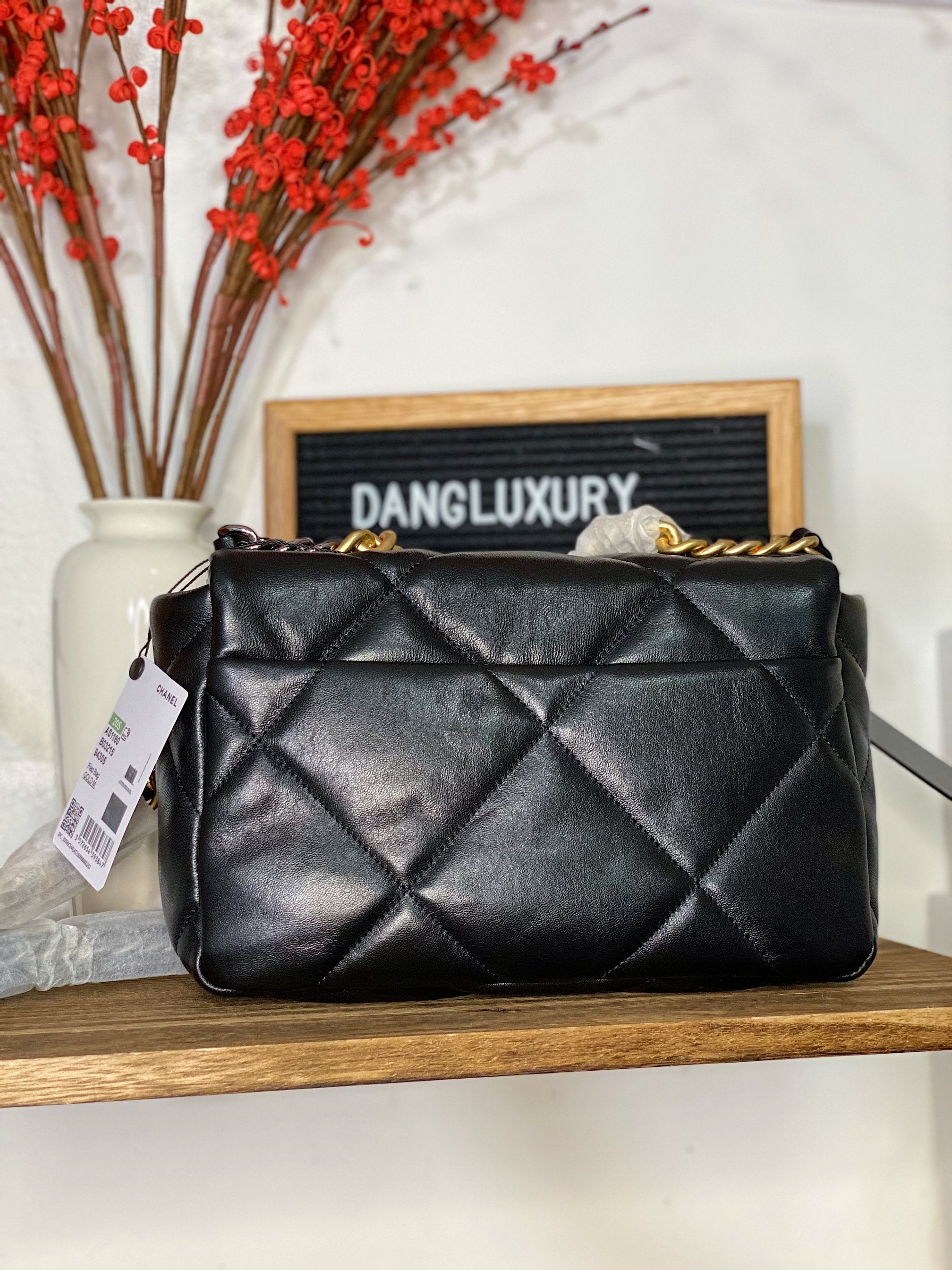 [TOP] CHANEL 19 Bag Lambskin 26cm/36cm - Black