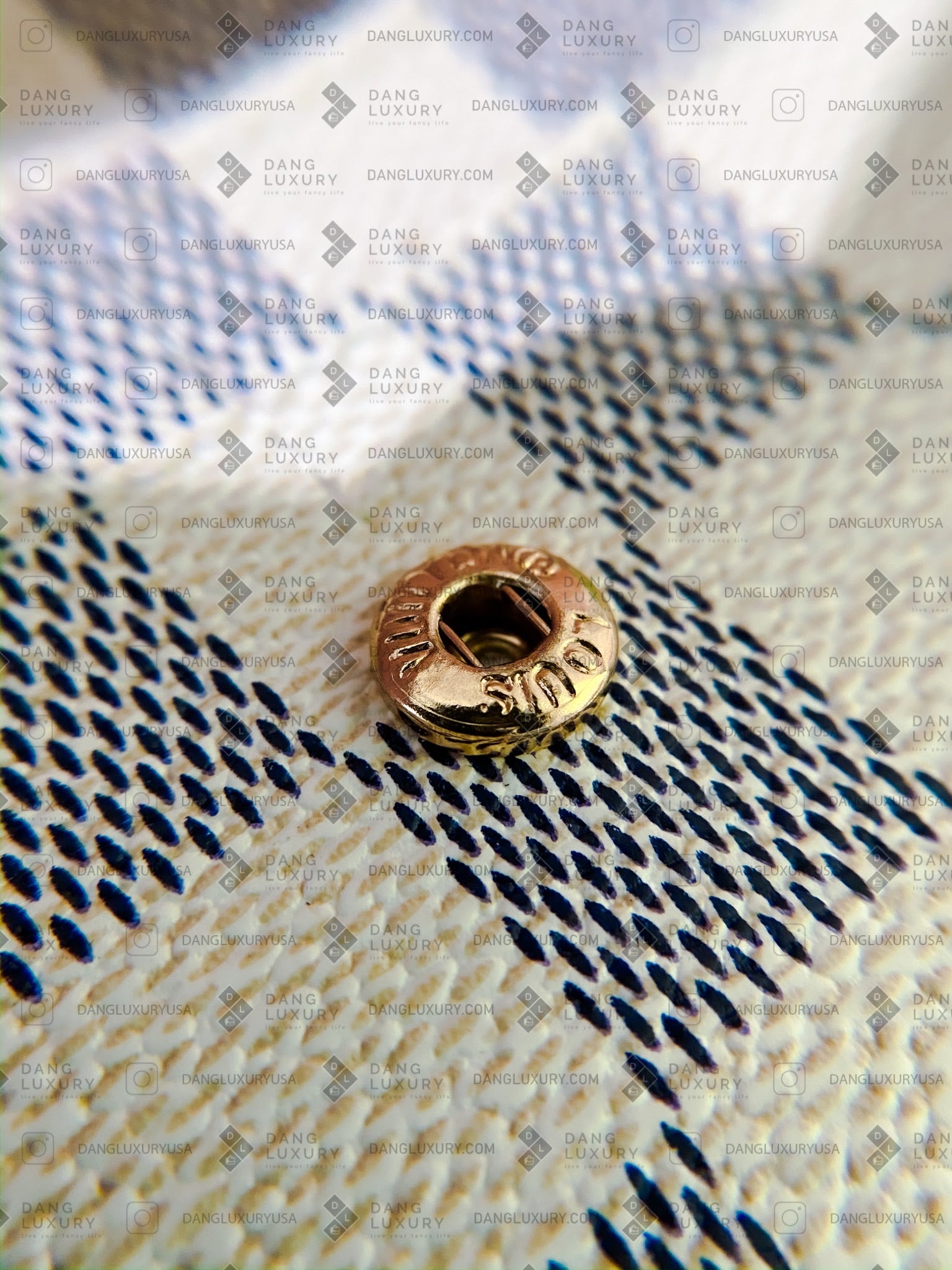 [TOP] Louis Vuitton LV Emilie Wallet Damier Azur